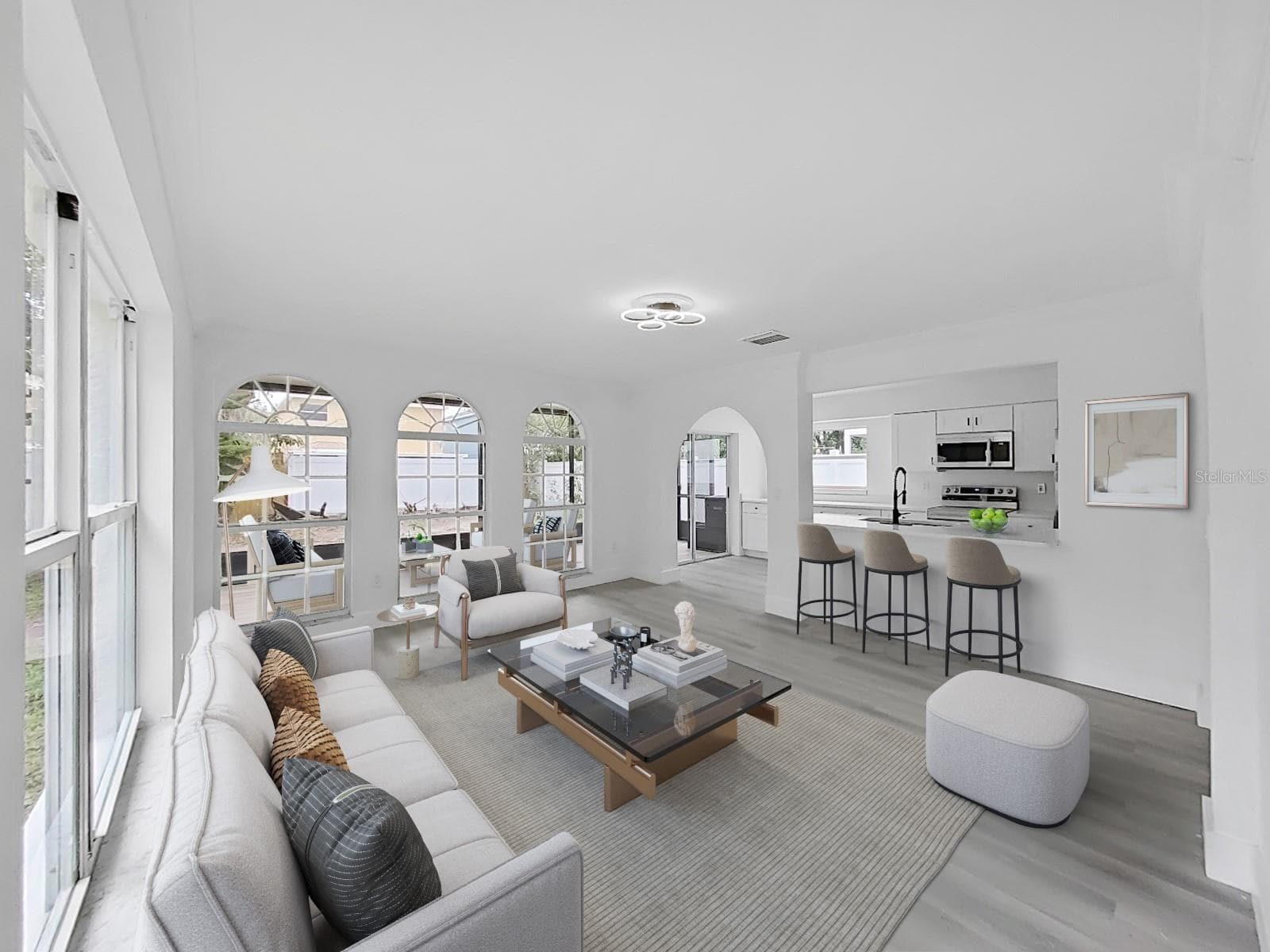 Virtual Staged Family Room - 1612 PROWMORE DR, BRANDON