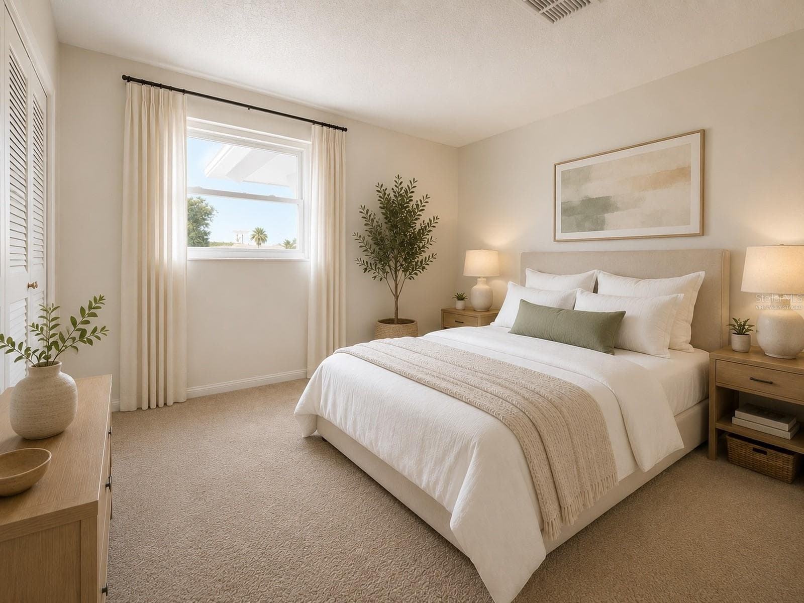 Virtually staged 2nd bedroom - 531 SUTTON PL, LONGBOAT KEY