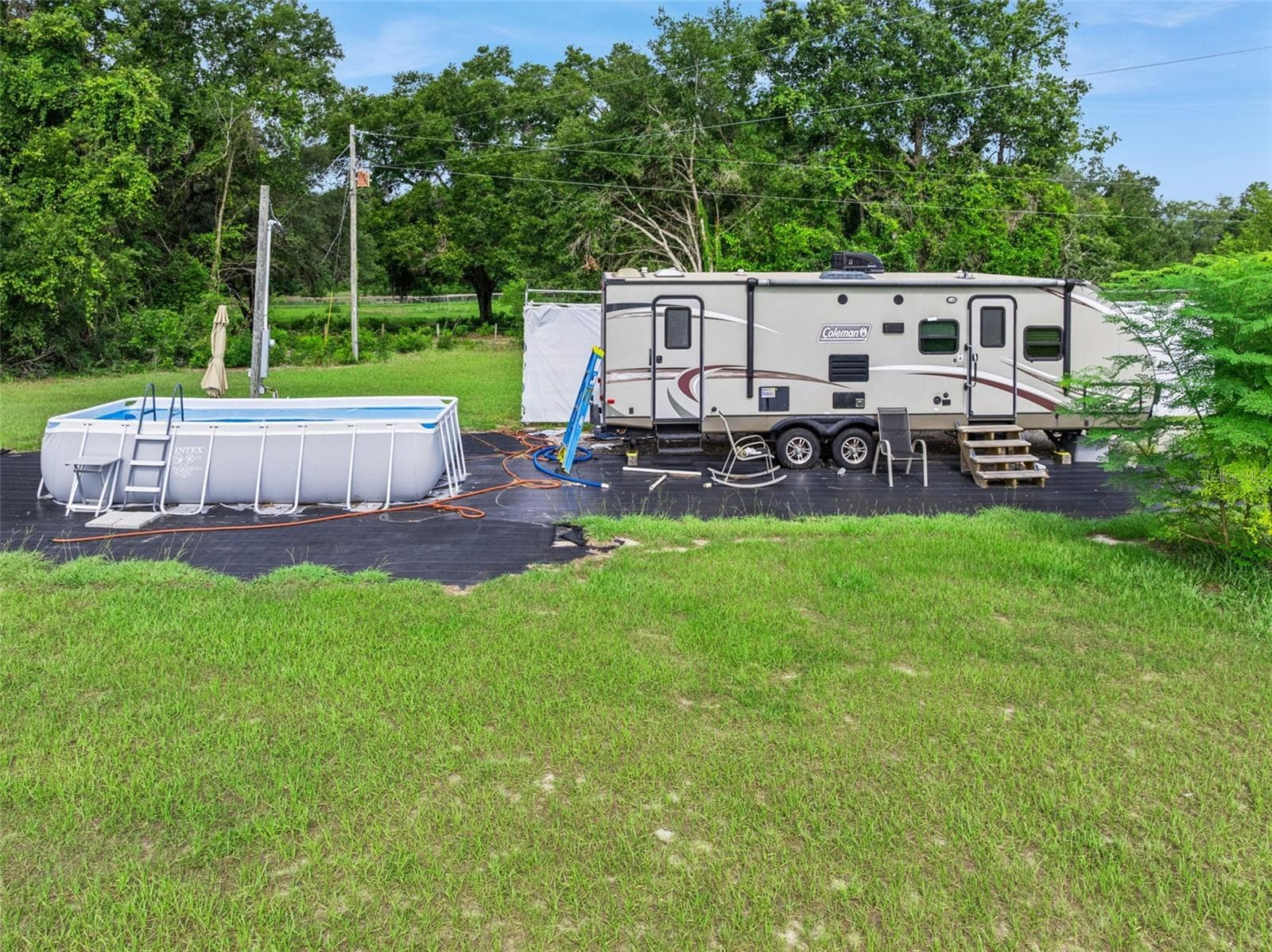 RV site on the back of the property - 15000 S US HIGHWAY 441 HWY S, SUMMERFIELD