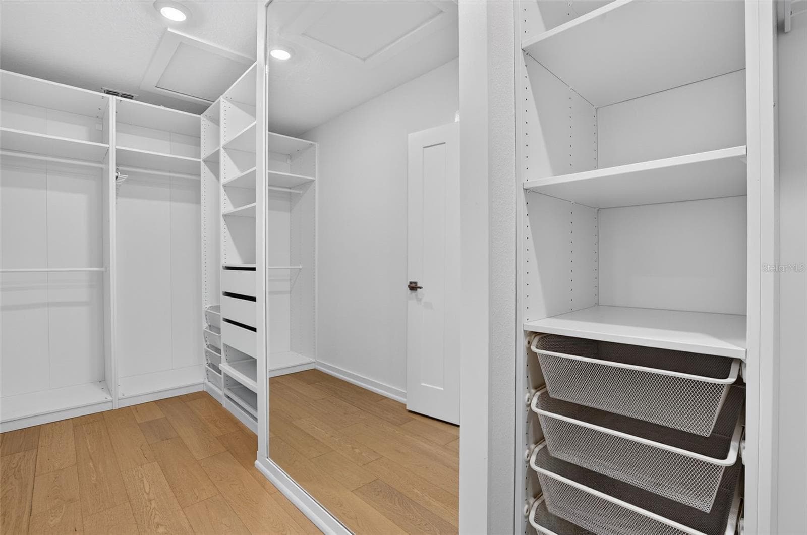 Master Walk In Closet with Built in shelves and drawers. - 5818 1/2 S 6TH ST, TAMPA