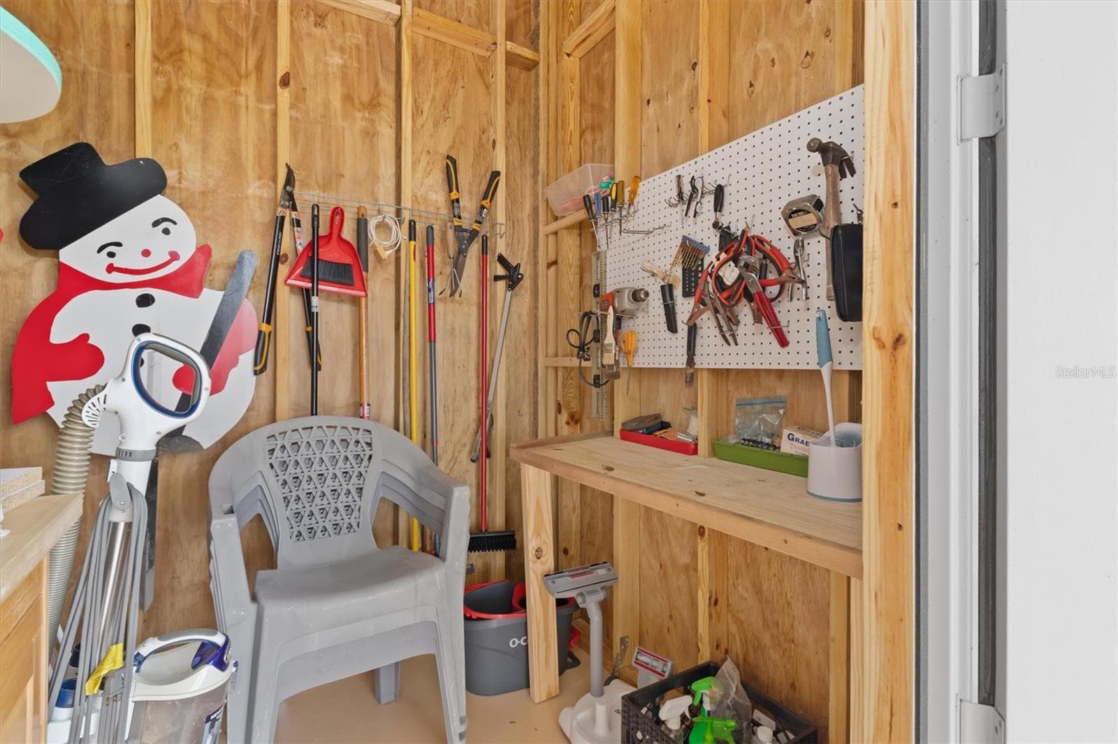 Storage room with some tools included - 6287 GREENFINCH RD, ENGLEWOOD