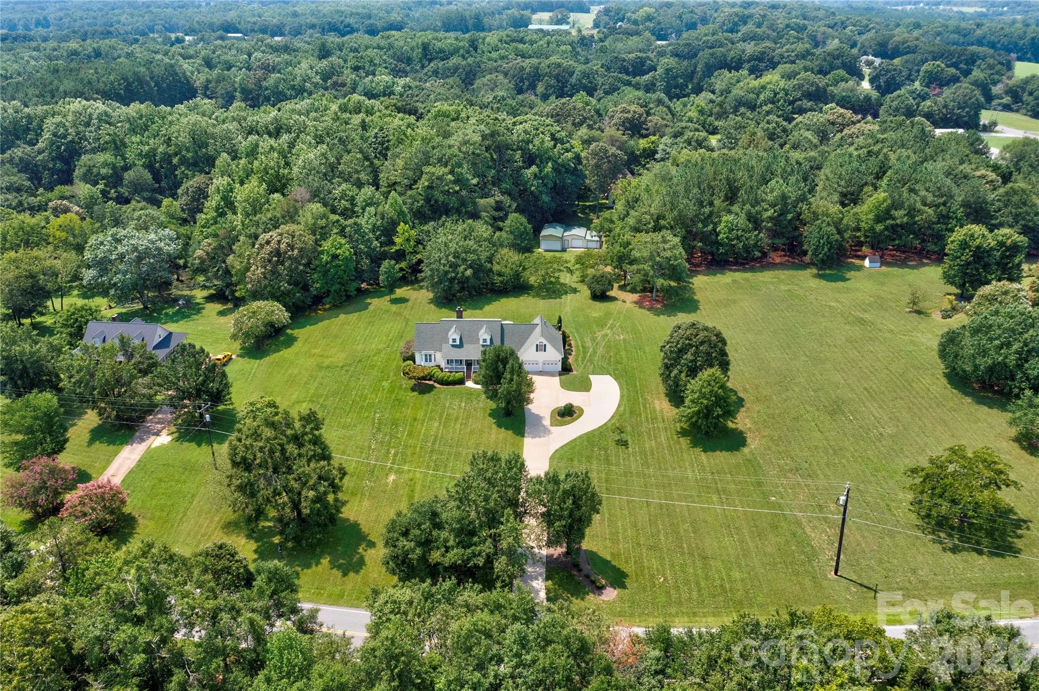 Aerial View - 719 W Zion Church Road, Shelby