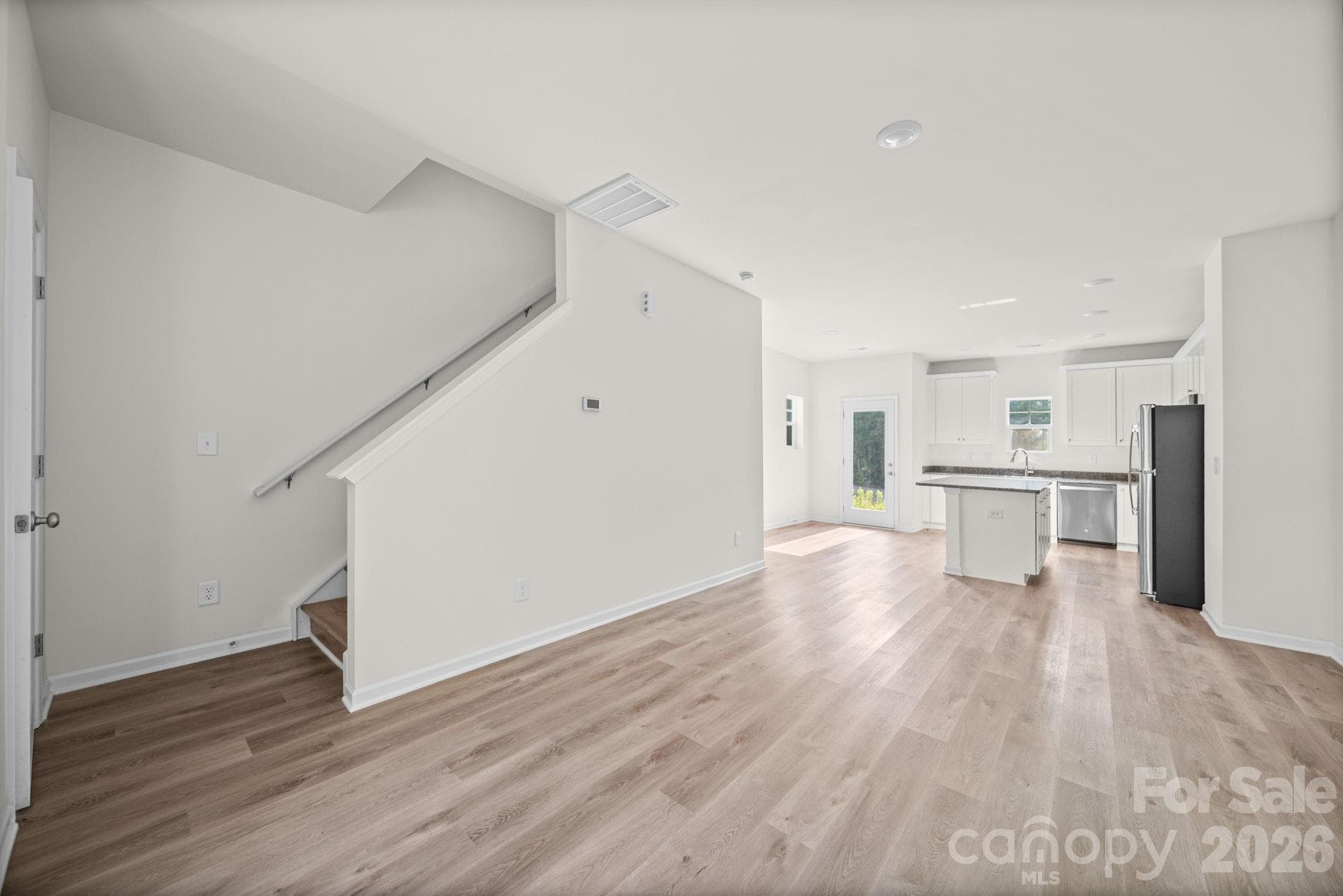 Great Room and Kitchen - Other Unit - 511 N Hill Street, Dallas