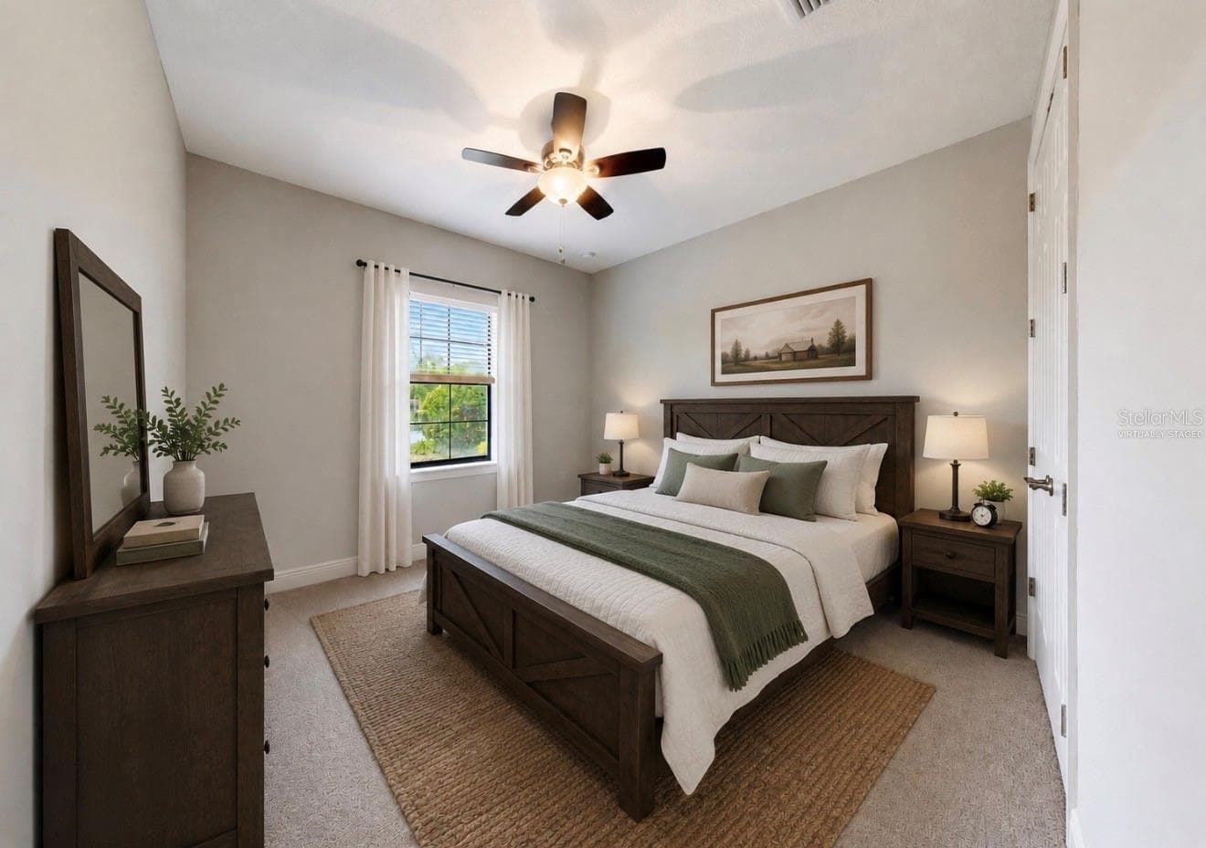 Virtually Staged Bedroom 3 - 13211 WILDFLOWER MEADOW DR, RIVERVIEW