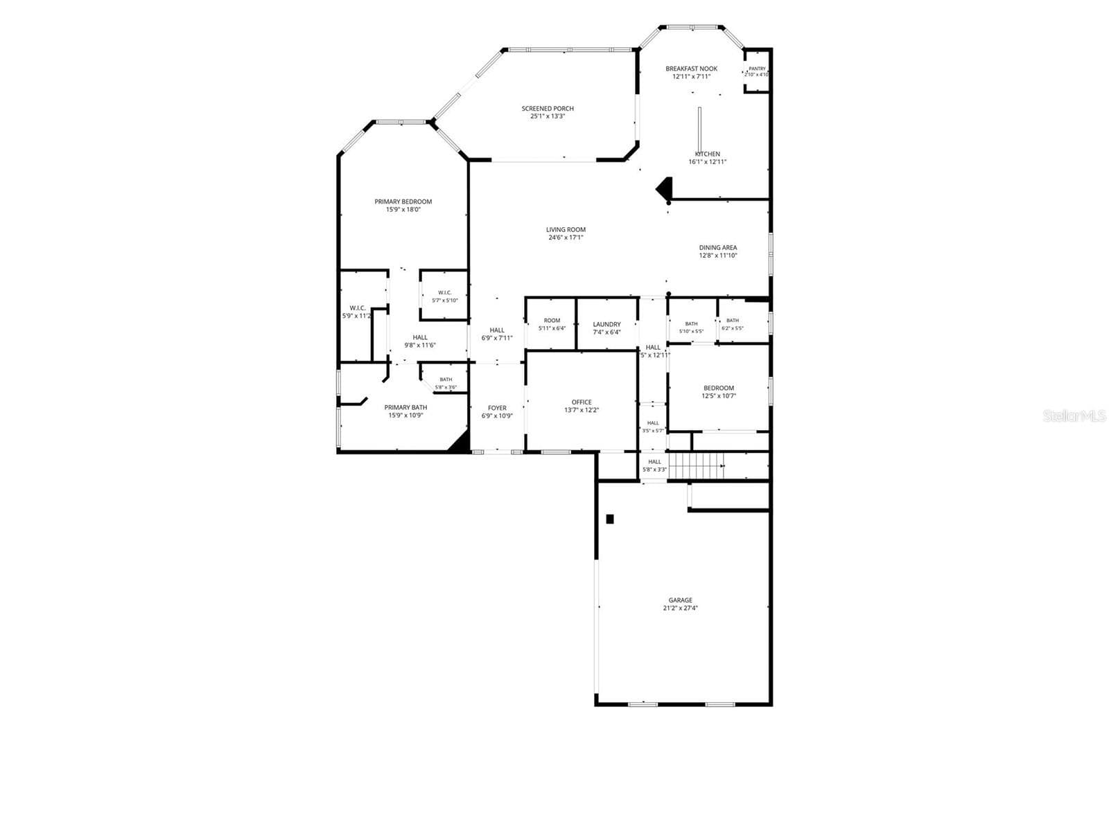 Floor plan - 314 W LAKE VICTORIA CIR, DELAND