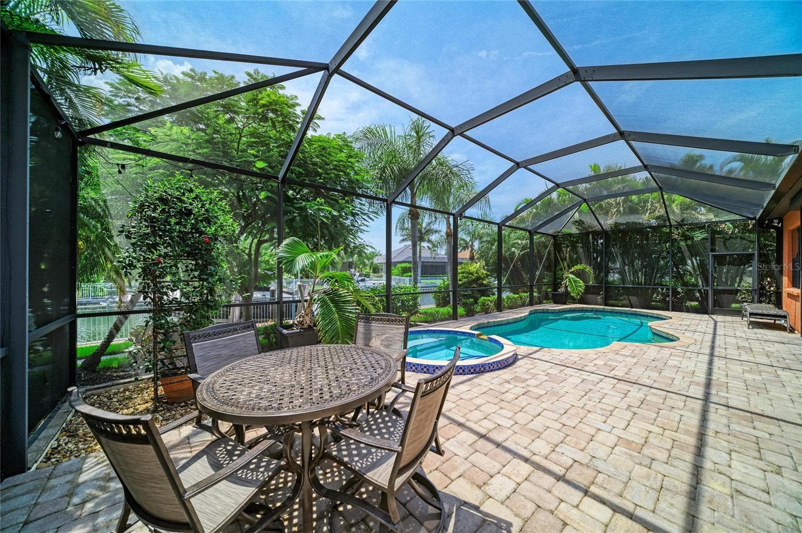 Pool area - 545 MAST DR, BRADENTON