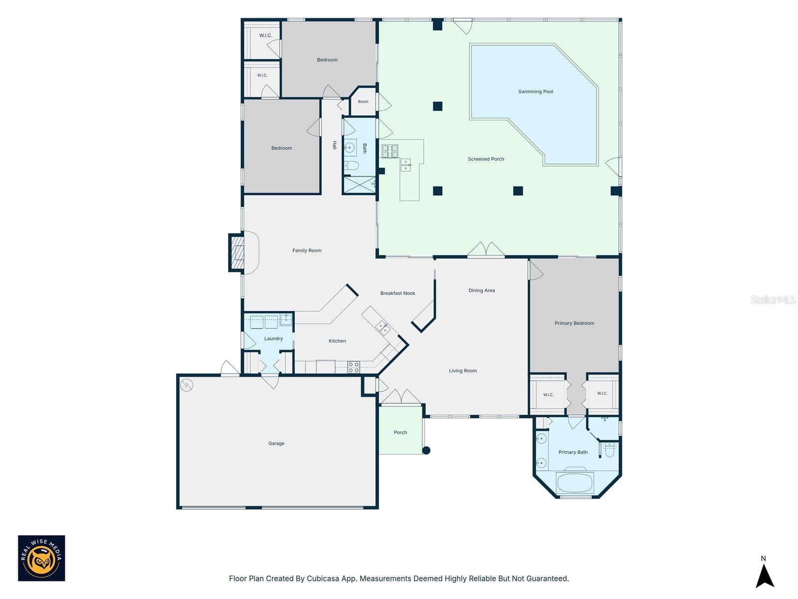 Floor plan - 10307 WATERS EDGE CT, WEEKI WACHEE