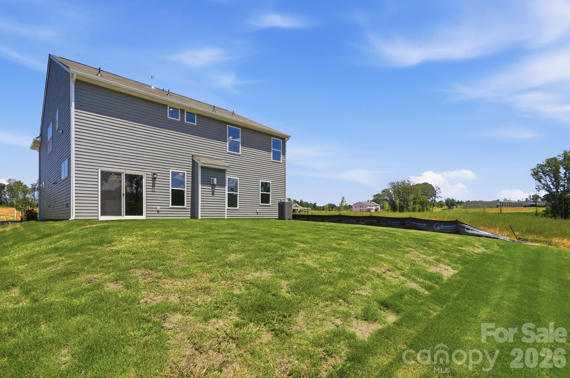 Rear of home - 151 Grouse Run Way, Troutman