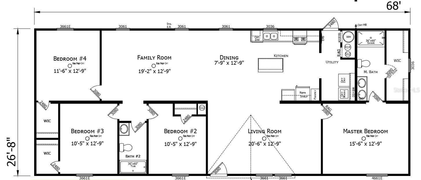 Manufactured Home at 8457 N CAROUSEL TER, CRYSTAL RIVER, photo 2 of 37