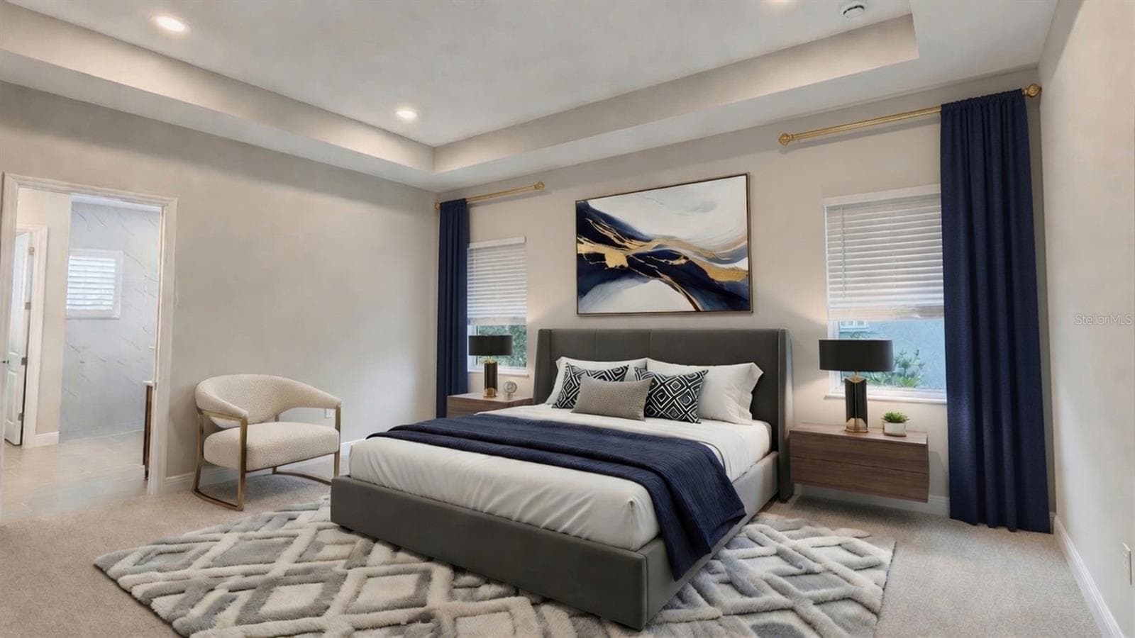 Primary Suite Furnishings Digitally Enhanced - 812 BLUE SHELL LOOP, SARASOTA