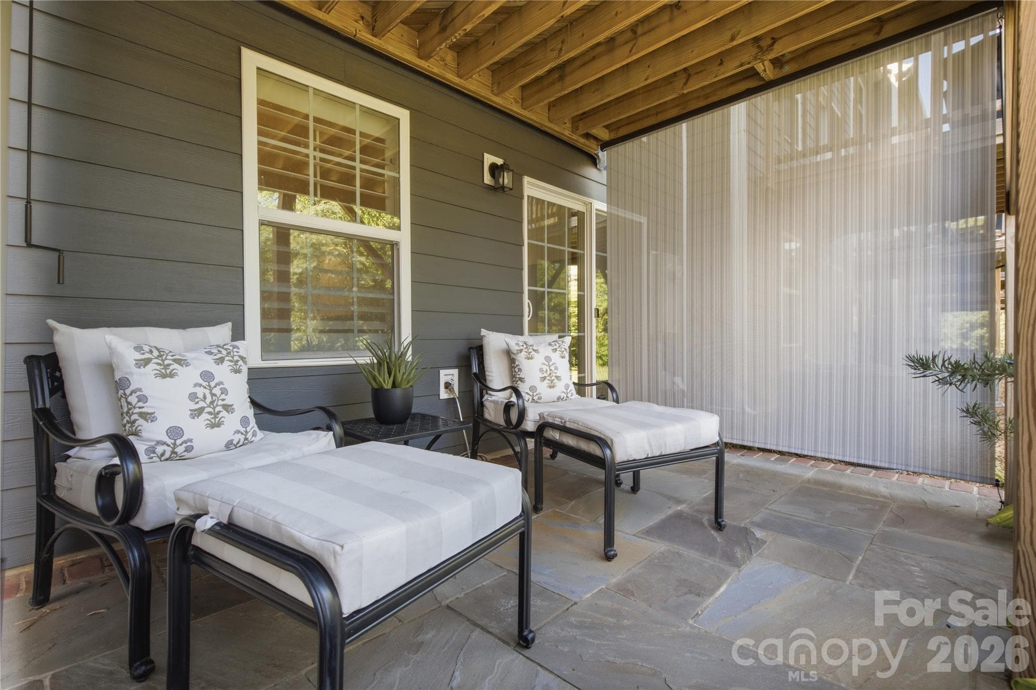 Paver patio off the flex room. - 4014 Edenborn Lane, Charlotte