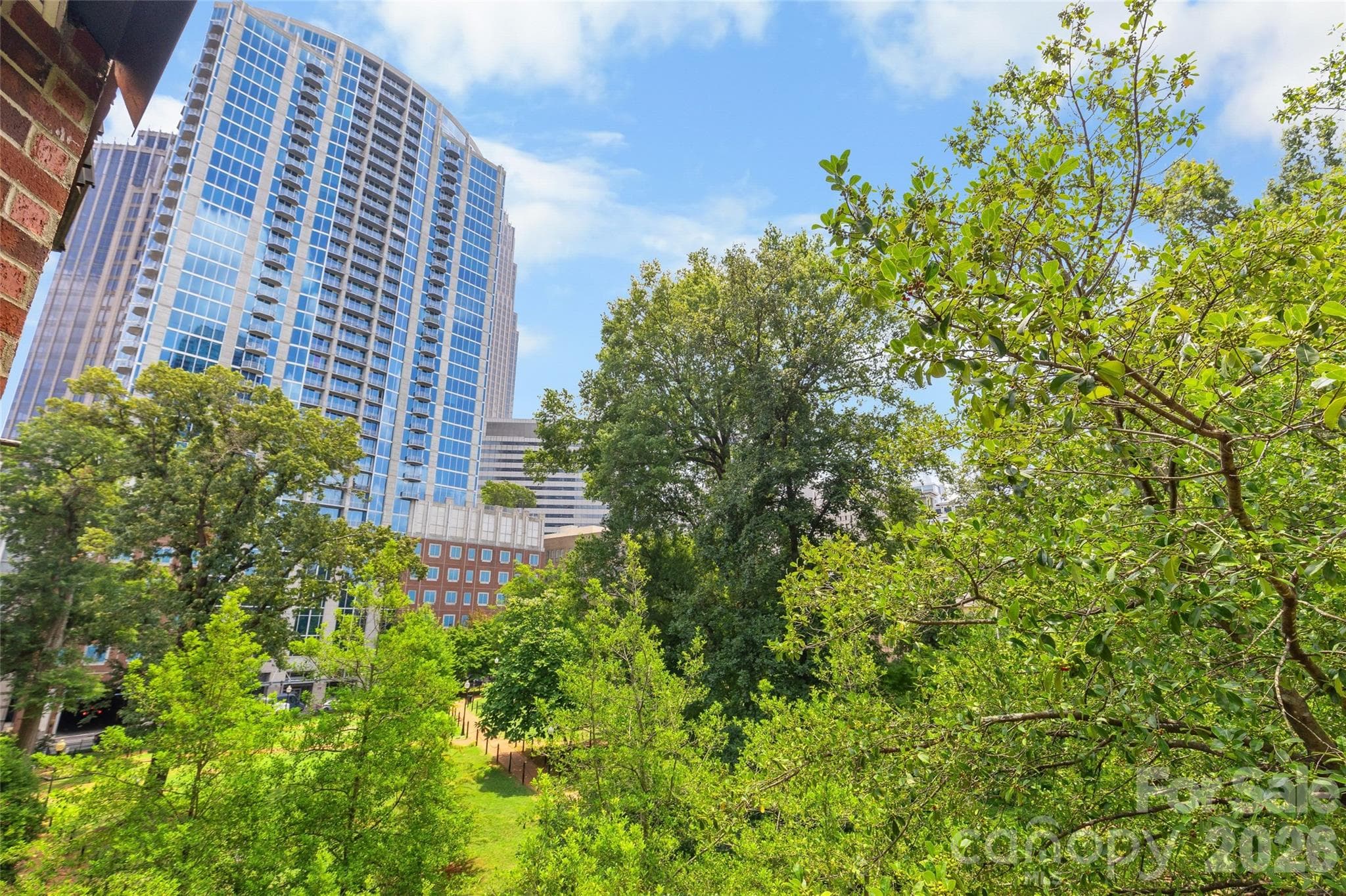 Views from private balcony - 224 N Poplar Street, Charlotte