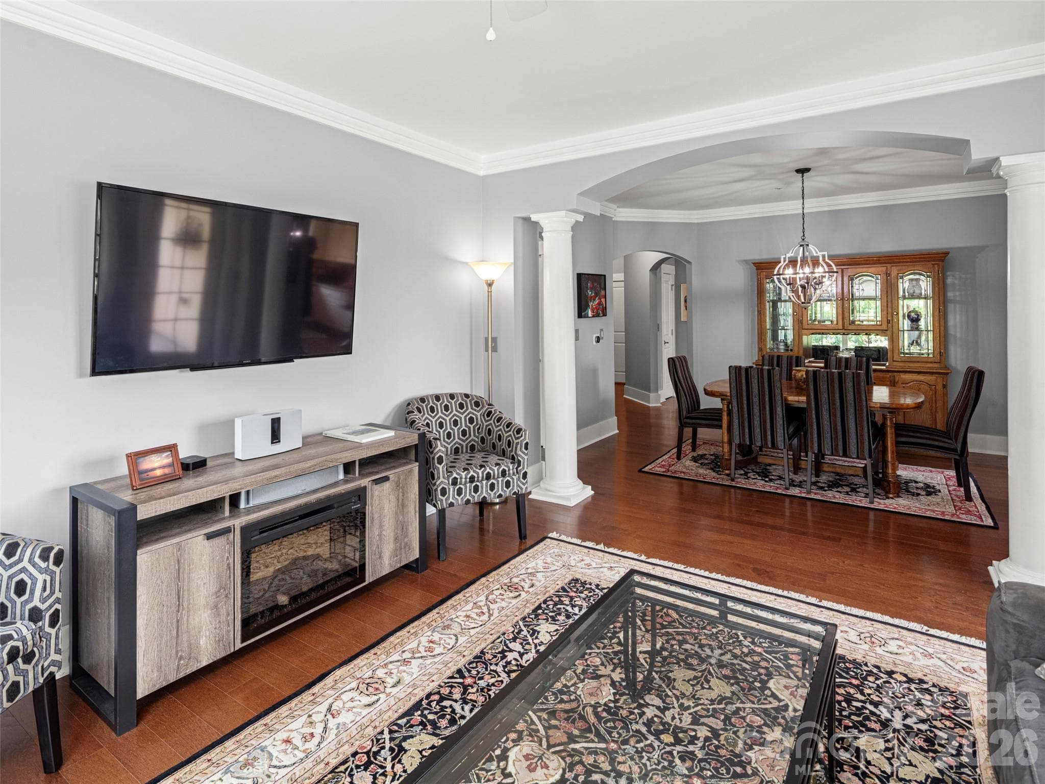 Living and Dining rooms - 5 Farleigh Street, Asheville