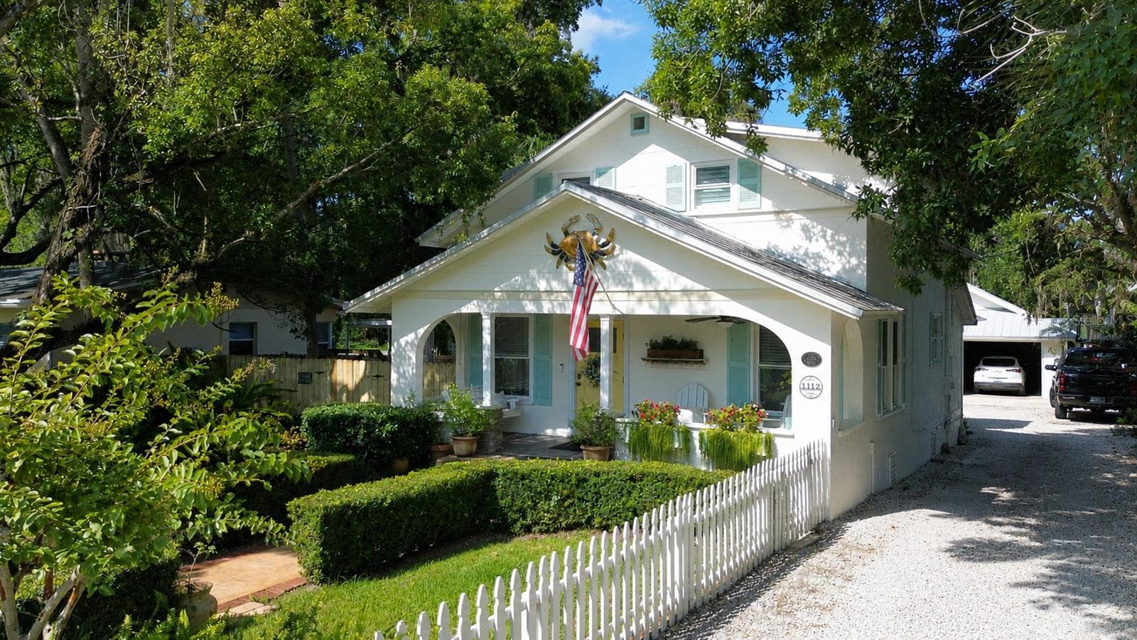 Plenty of space for RV and Boat parking behind the home. - 1112 PALMETTO ST, NEW SMYRNA BEACH