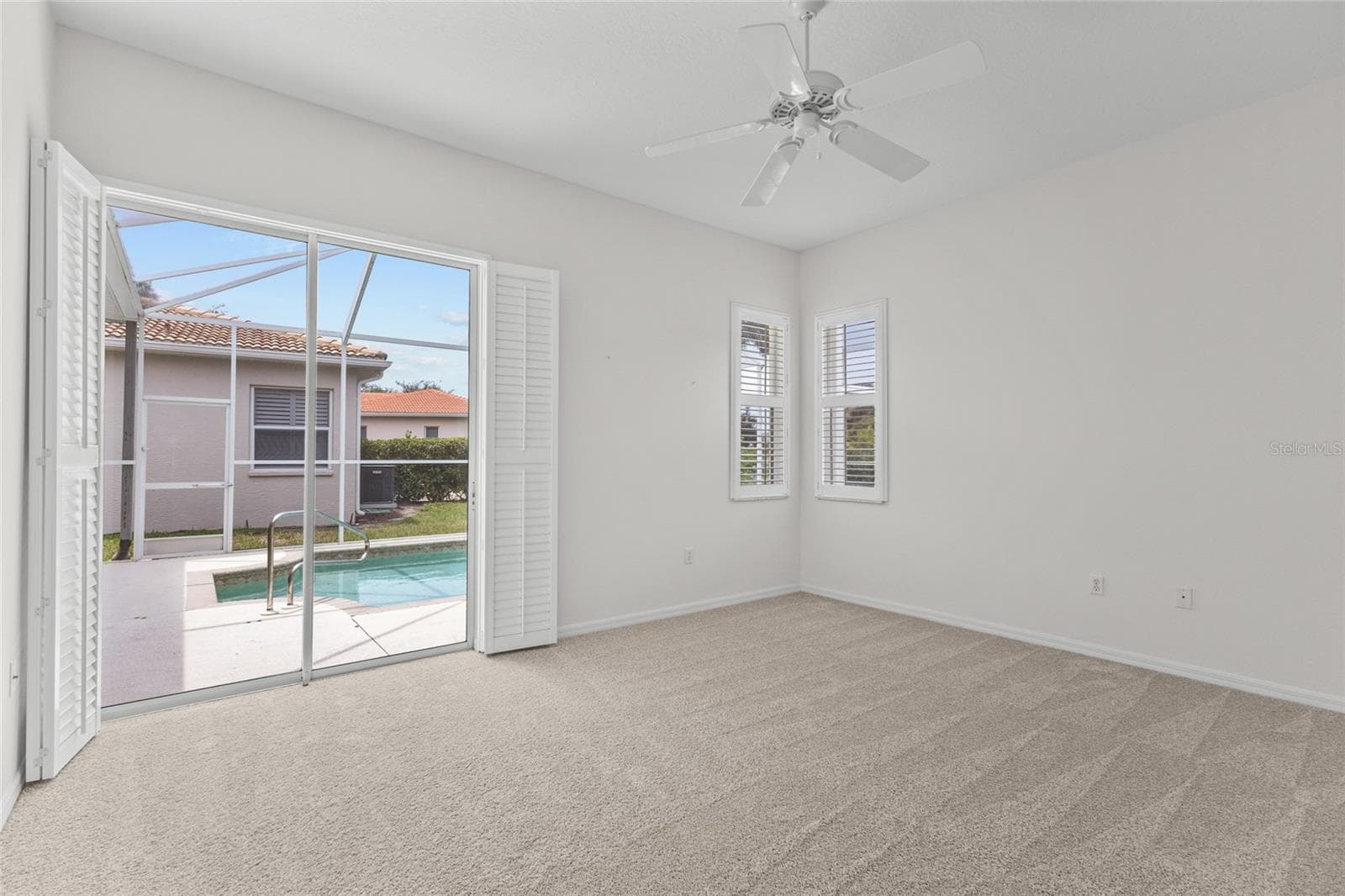 Master #1 also has plantation shutters on the windows and sliders - 125 RIO TERRA, VENICE