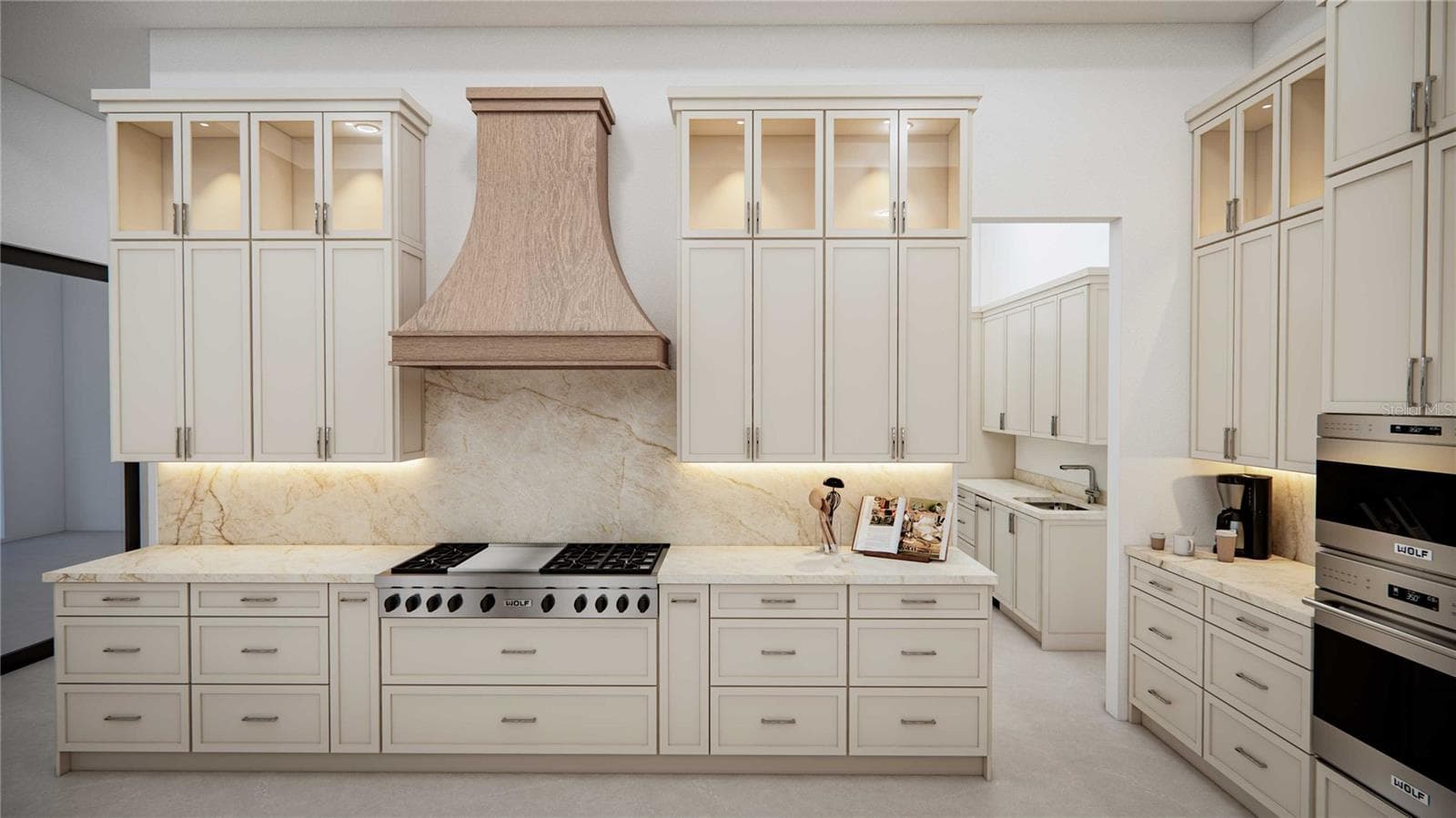 Ex Kitchen Rendering/Finishes - 654 GENEVA PL, TAMPA
