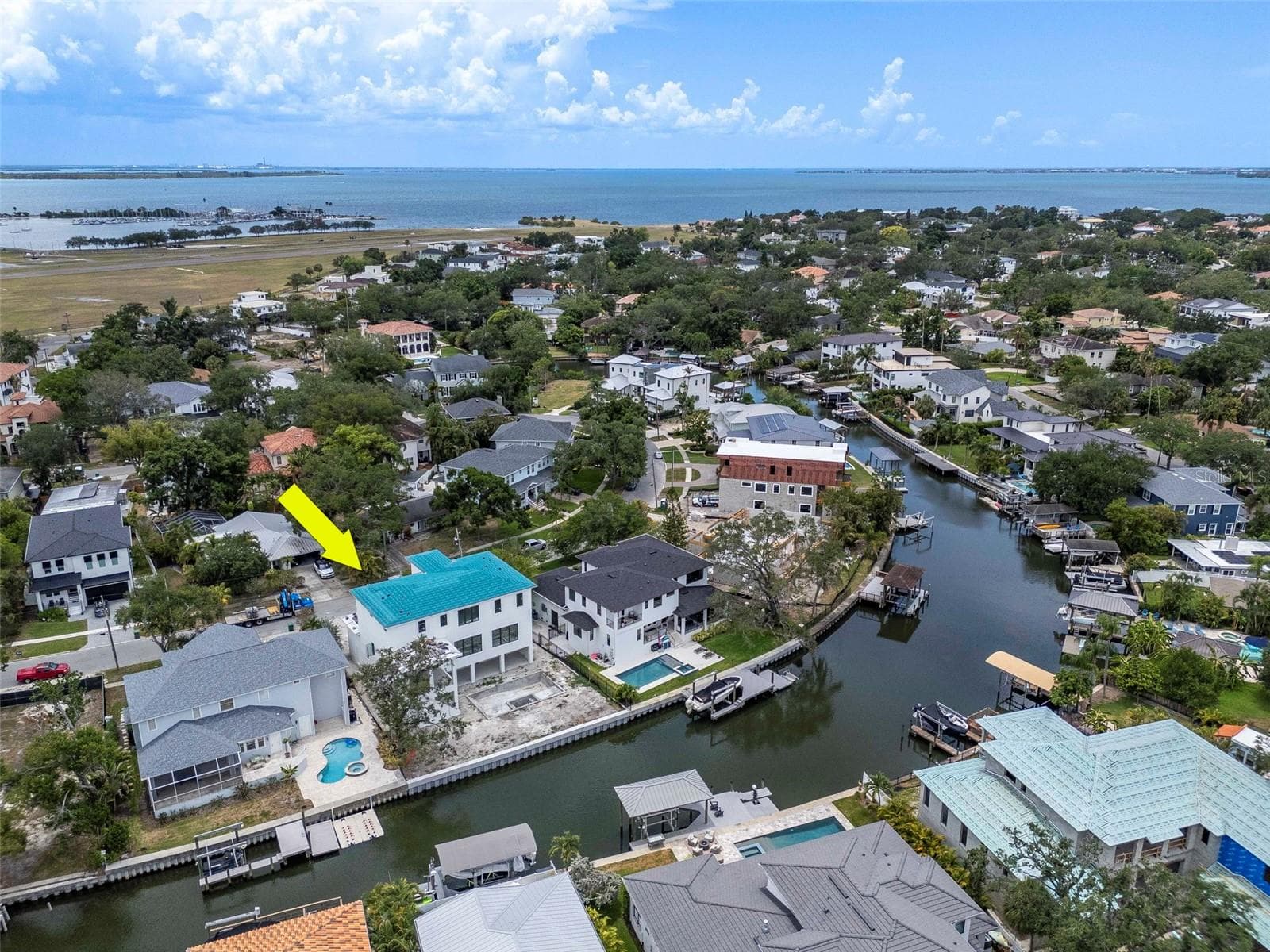 Aerial View of Home - 654 GENEVA PL, TAMPA