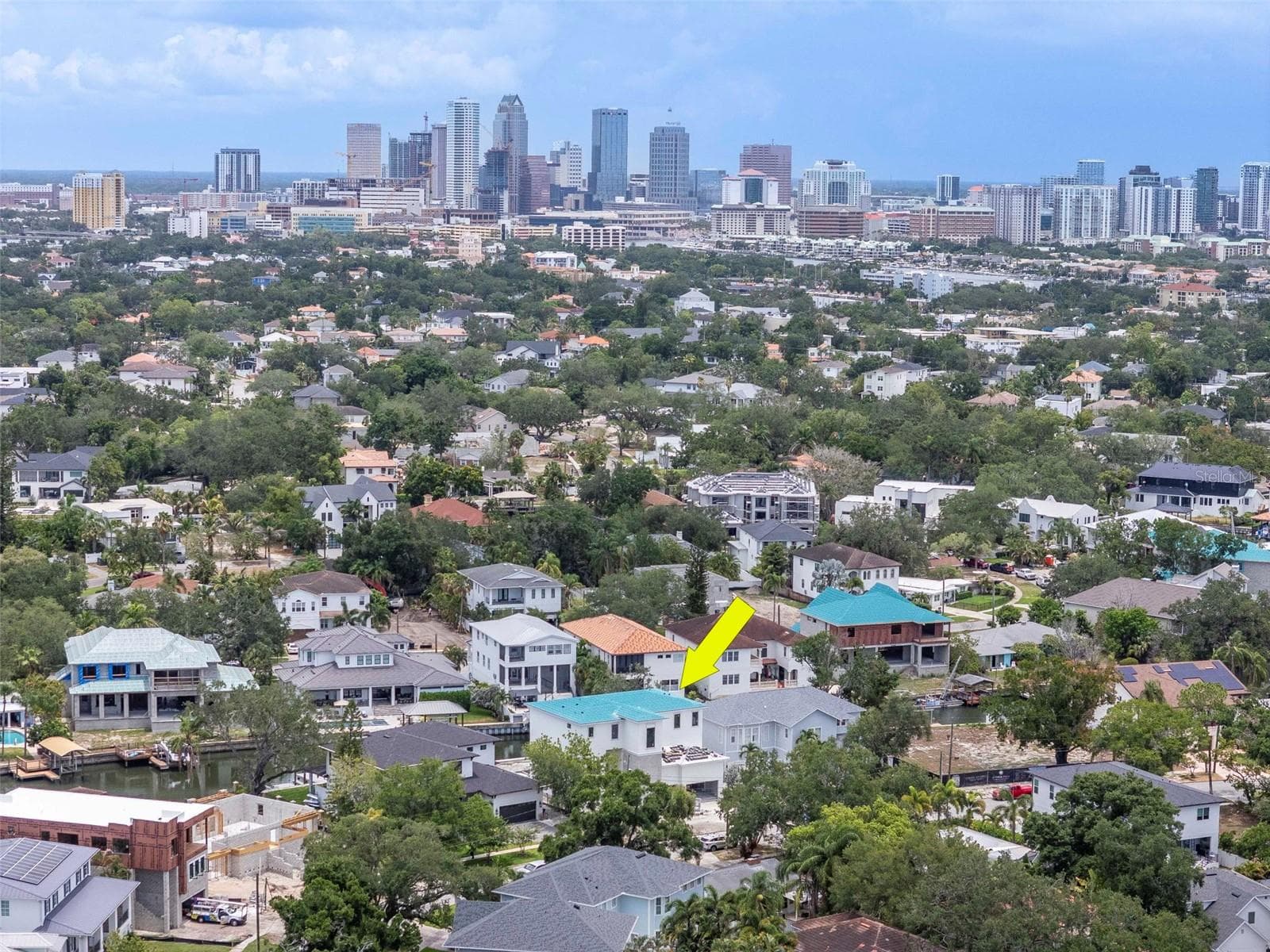 Aerial View of Home - 654 GENEVA PL, TAMPA