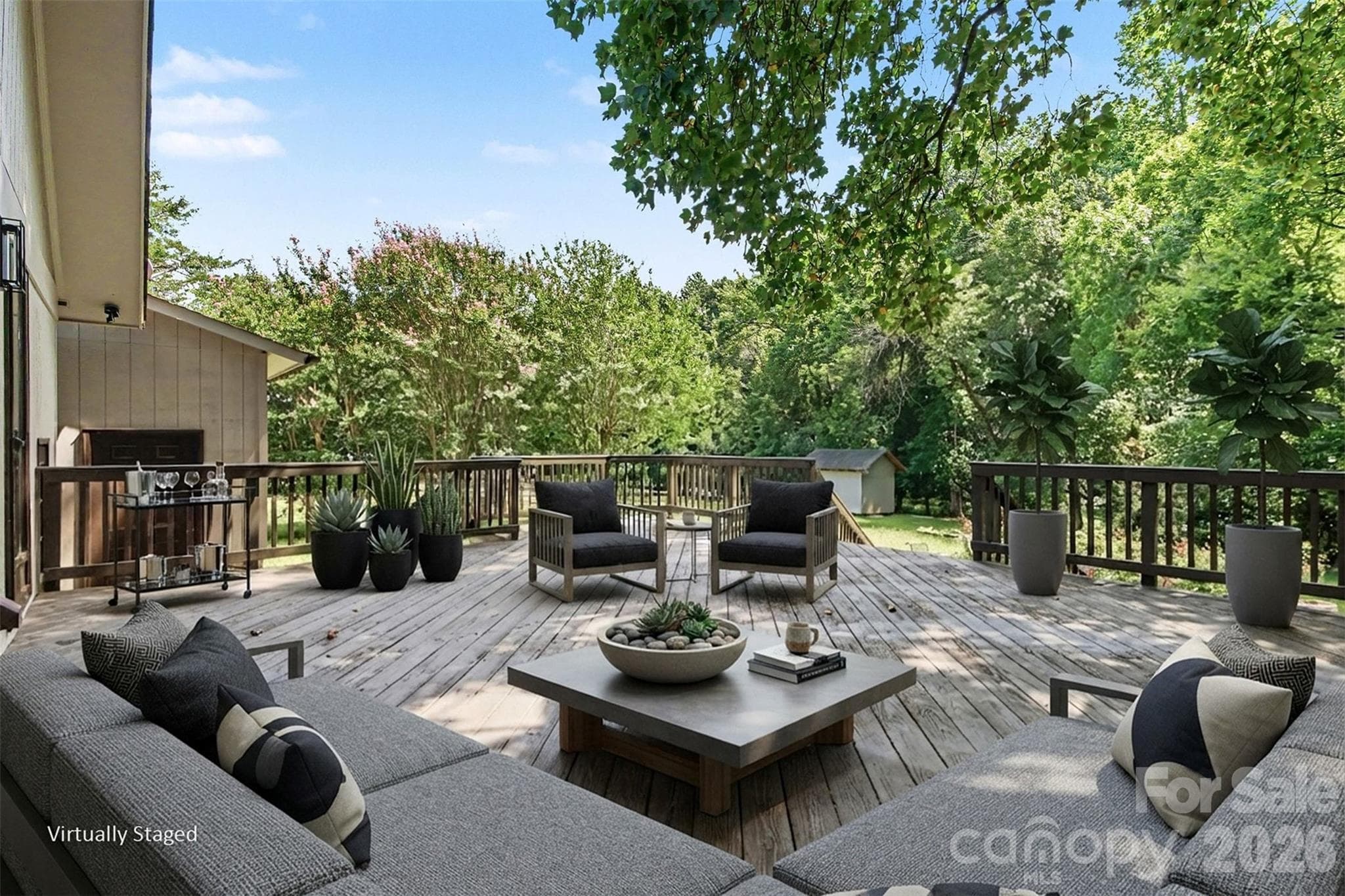 You'll love entertaining on your new 498-square foot deck overlooking your private backyard. - 13520 Andulusian Drive, Matthews