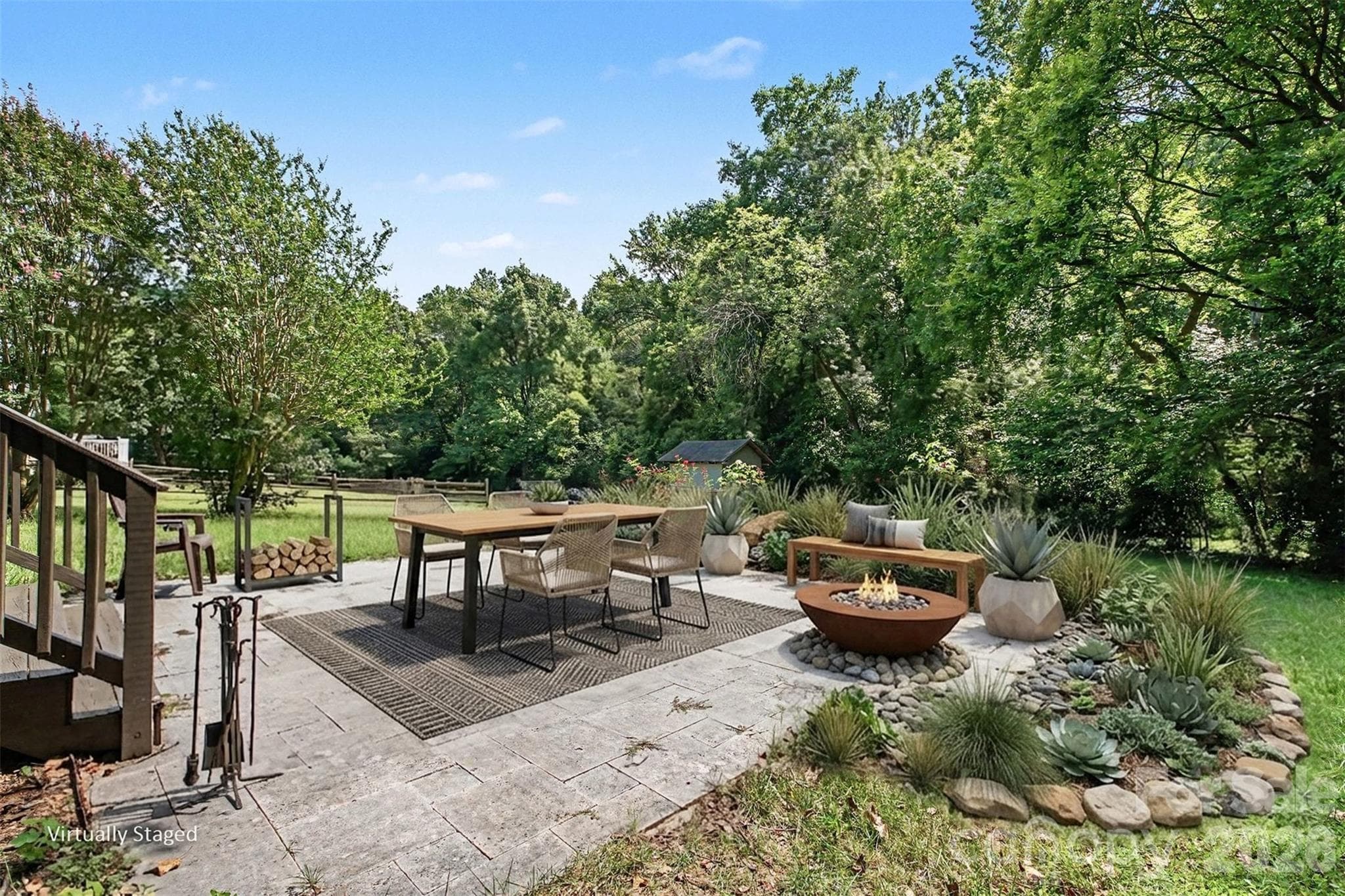 And hanging out on your 356-sf paver patio. - 13520 Andulusian Drive, Matthews