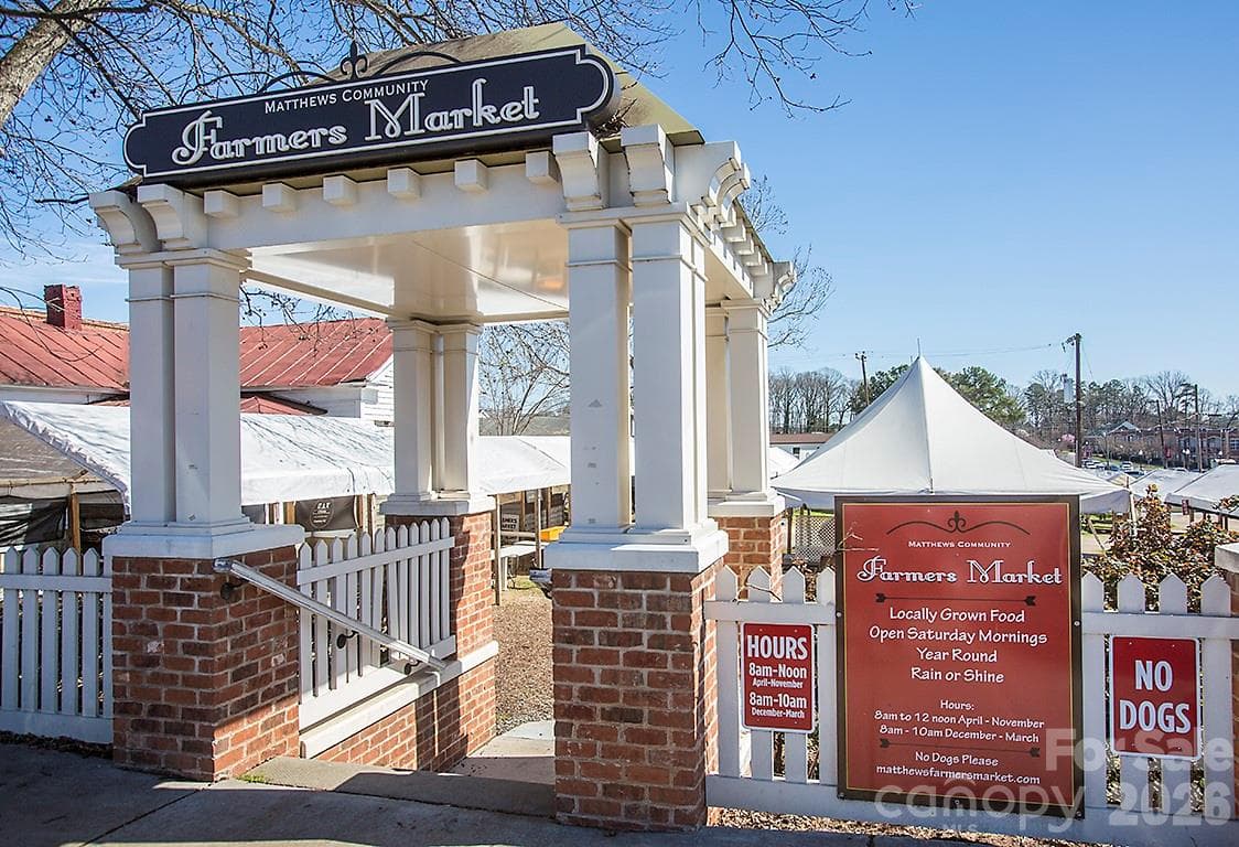 The Matthews Farmers' Market is a must stop every Saturday. - 13520 Andulusian Drive, Matthews