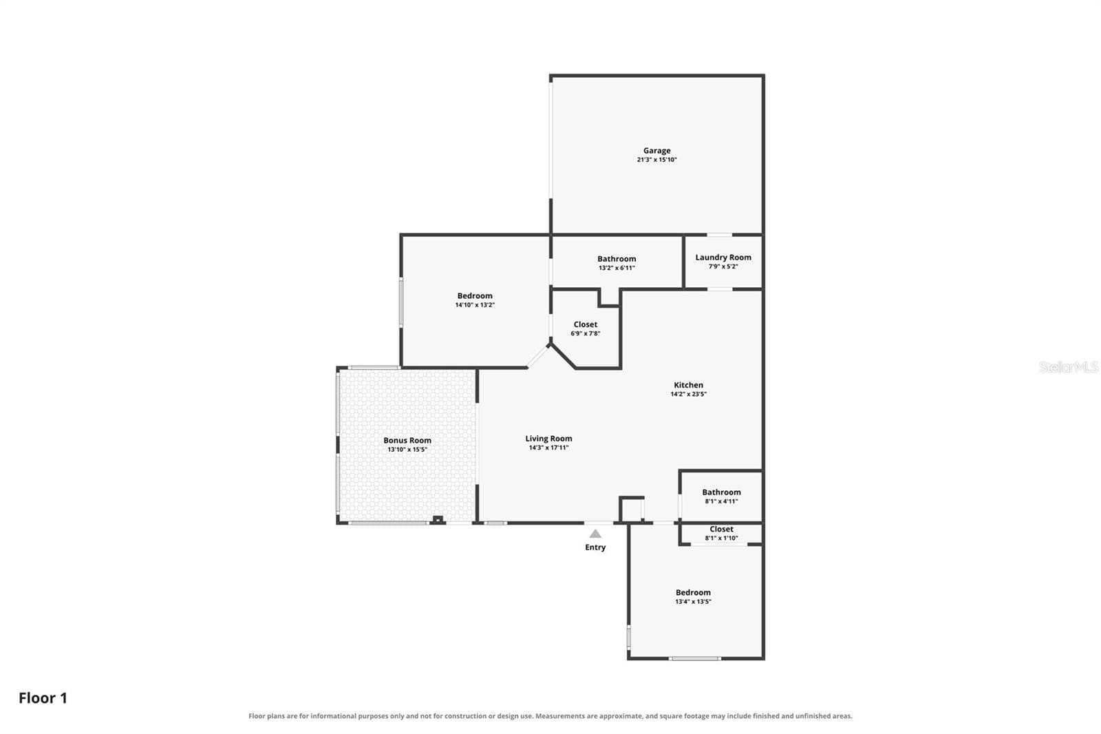 Open Floor Plan - 1124 GOLFVIEW WOODS DR #na, SUN CITY CENTER