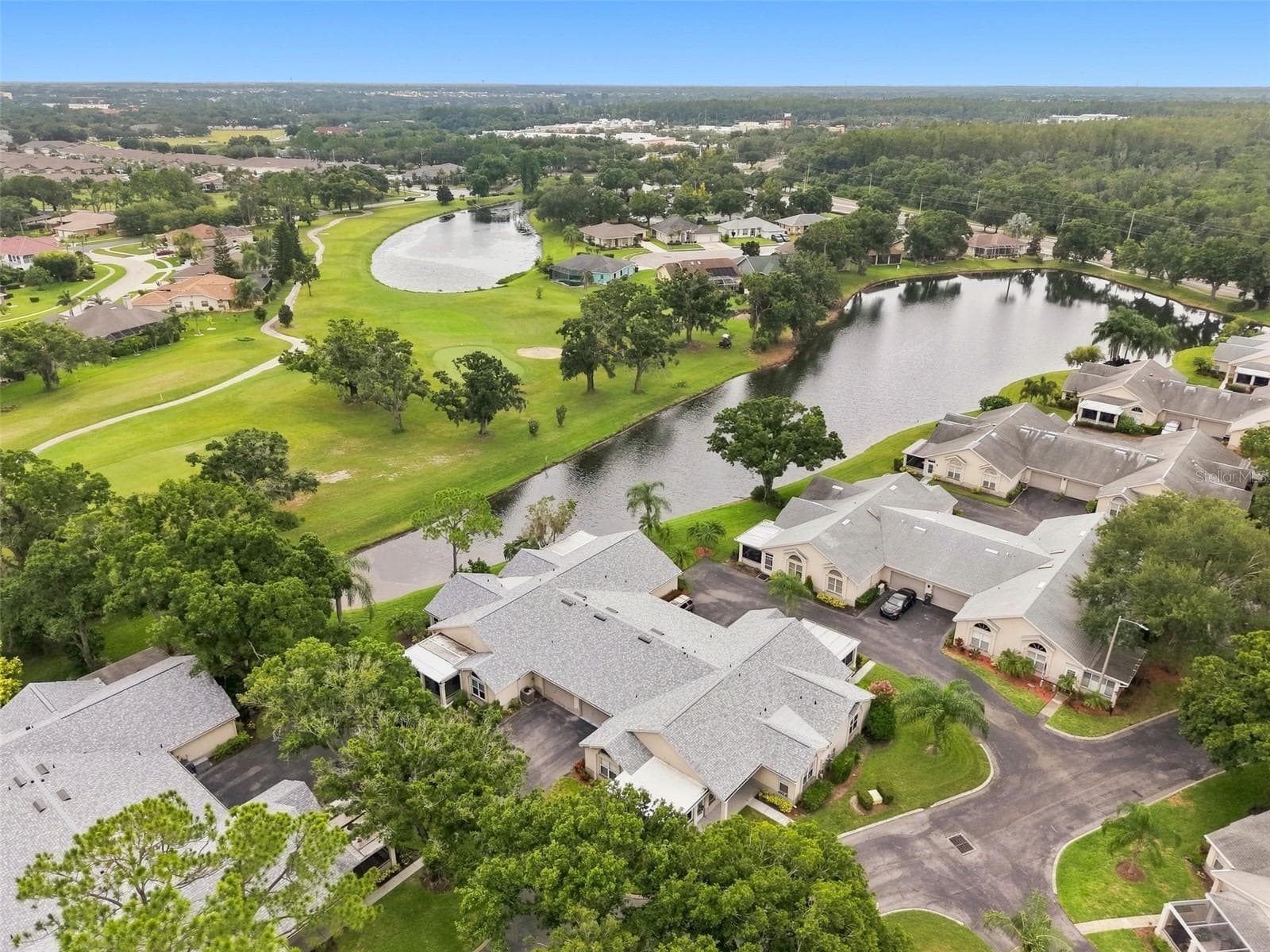 Aerial view of condo and community - 1124 GOLFVIEW WOODS DR #na, SUN CITY CENTER