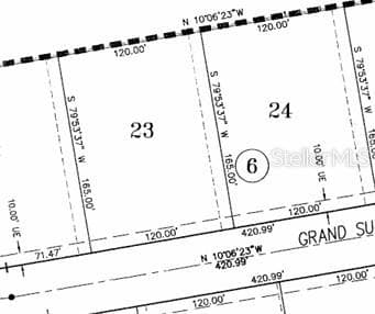 Survey, lots are combined - 5368 GRAND SUMMIT DR, BROOKSVILLE