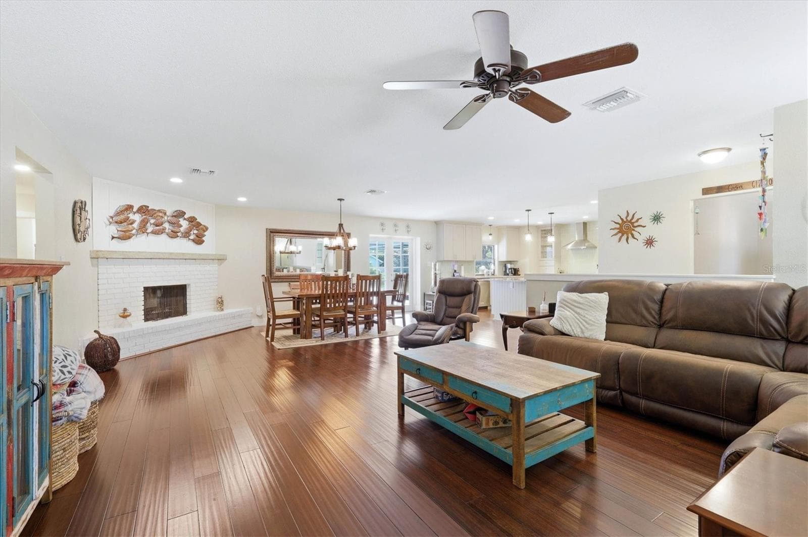 Living Room/Dining Room - 5505 BENEVA WOODS CIR, SARASOTA