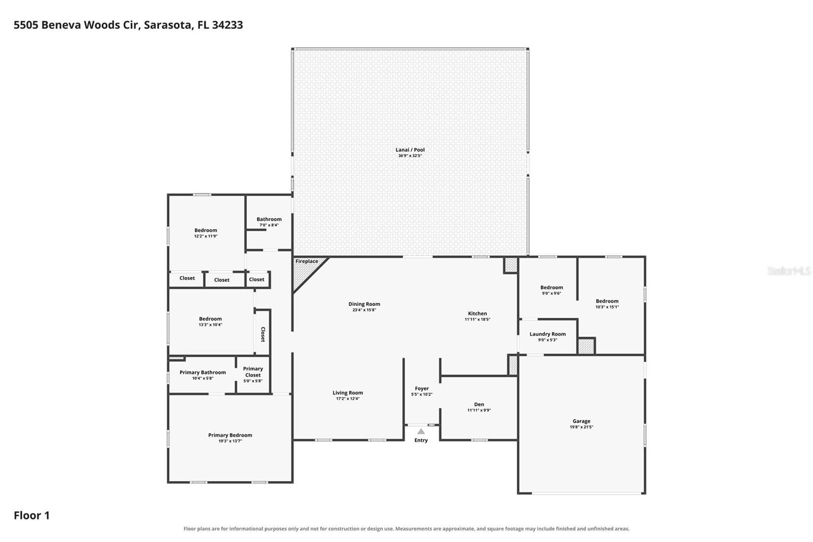 Single Family Residence at 5505 BENEVA WOODS CIR, SARASOTA, photo 38 of 38