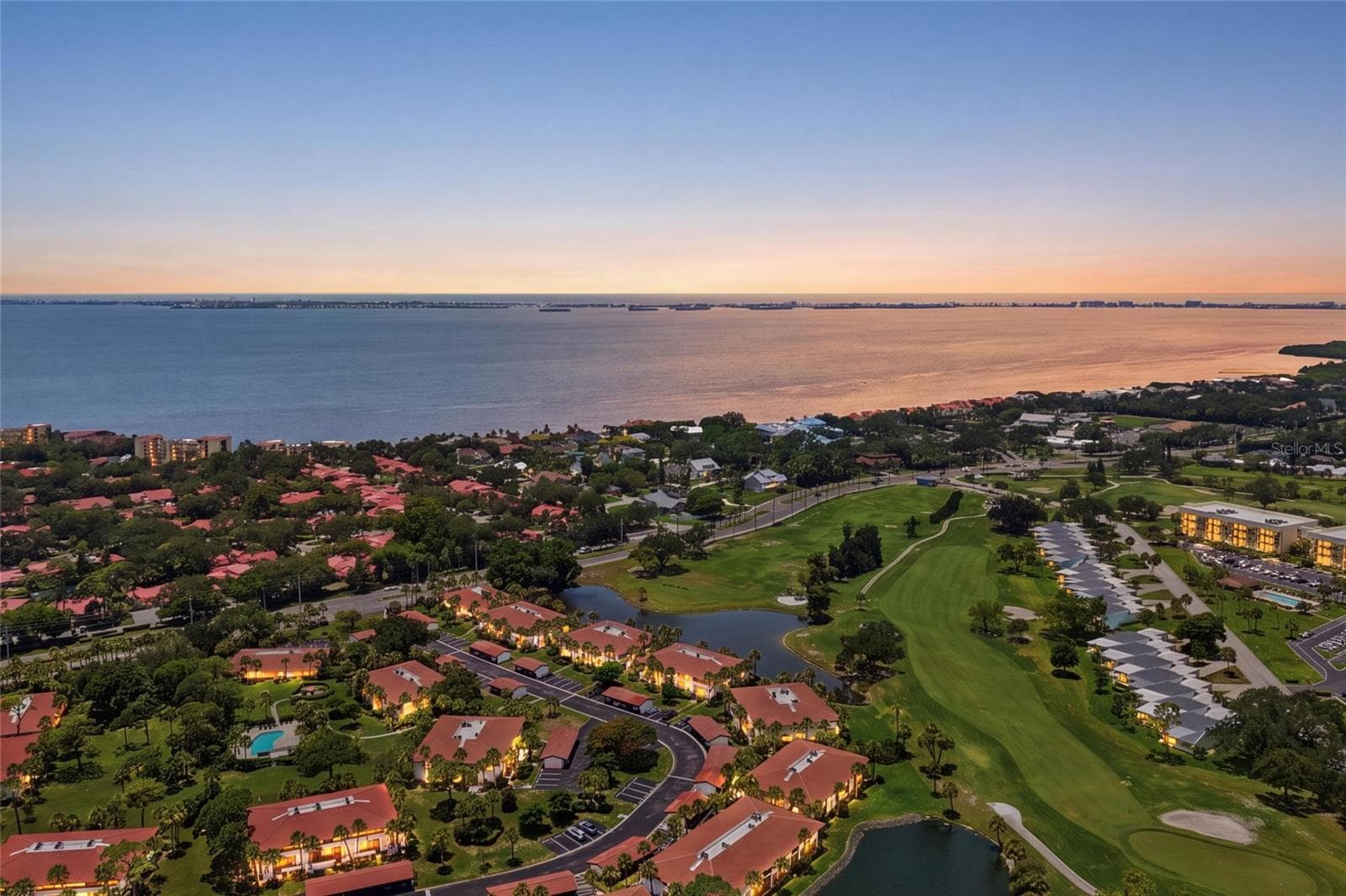 View of unit and beach - 3500 EL CONQUISTADOR PKWY #332, BRADENTON