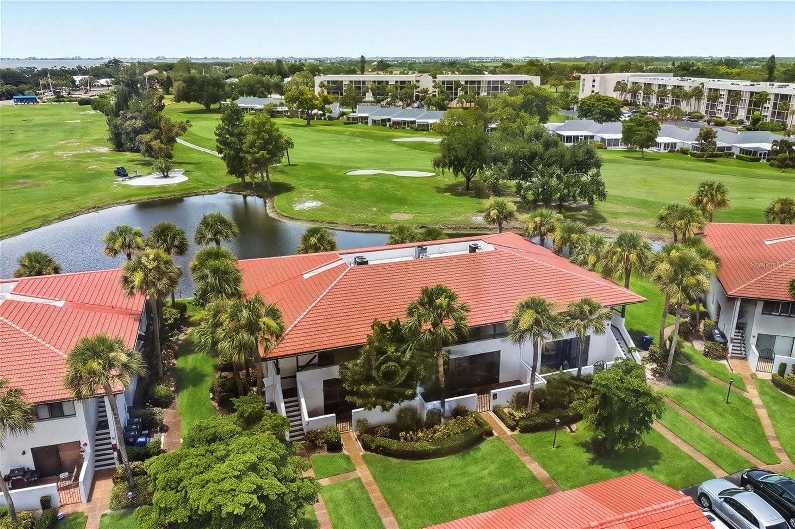 Aerial view - 3500 EL CONQUISTADOR PKWY #332, BRADENTON
