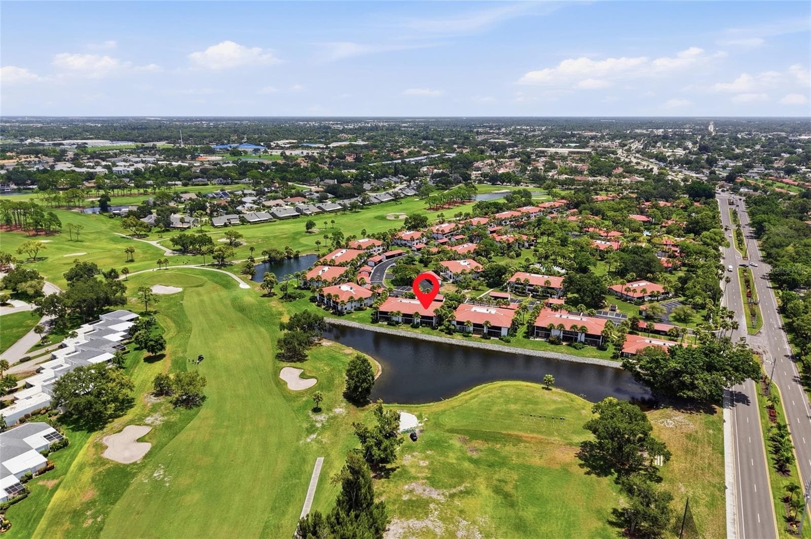 Aerial View - 3500 EL CONQUISTADOR PKWY #332, BRADENTON