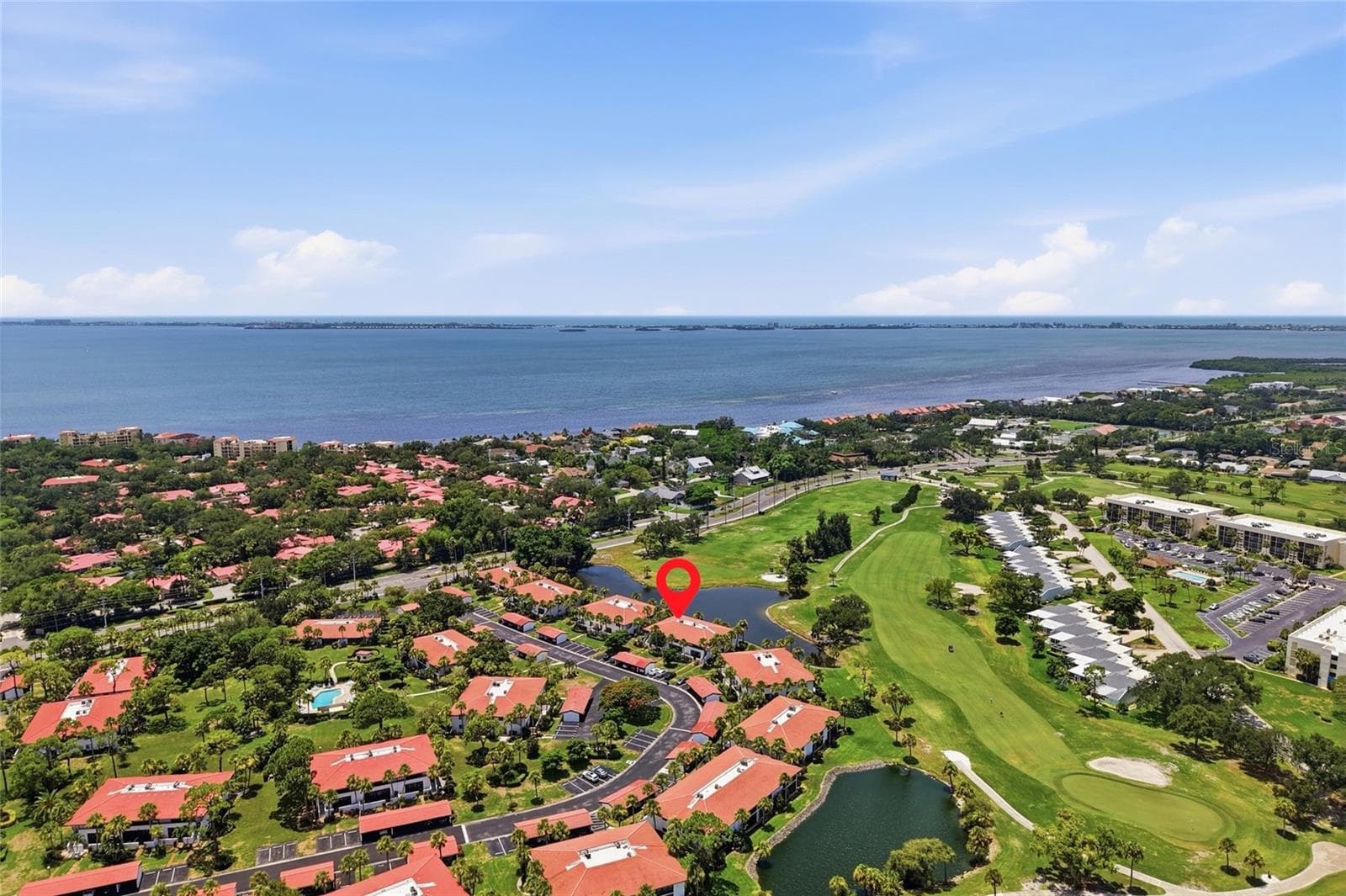 Aerial View - 3500 EL CONQUISTADOR PKWY #332, BRADENTON