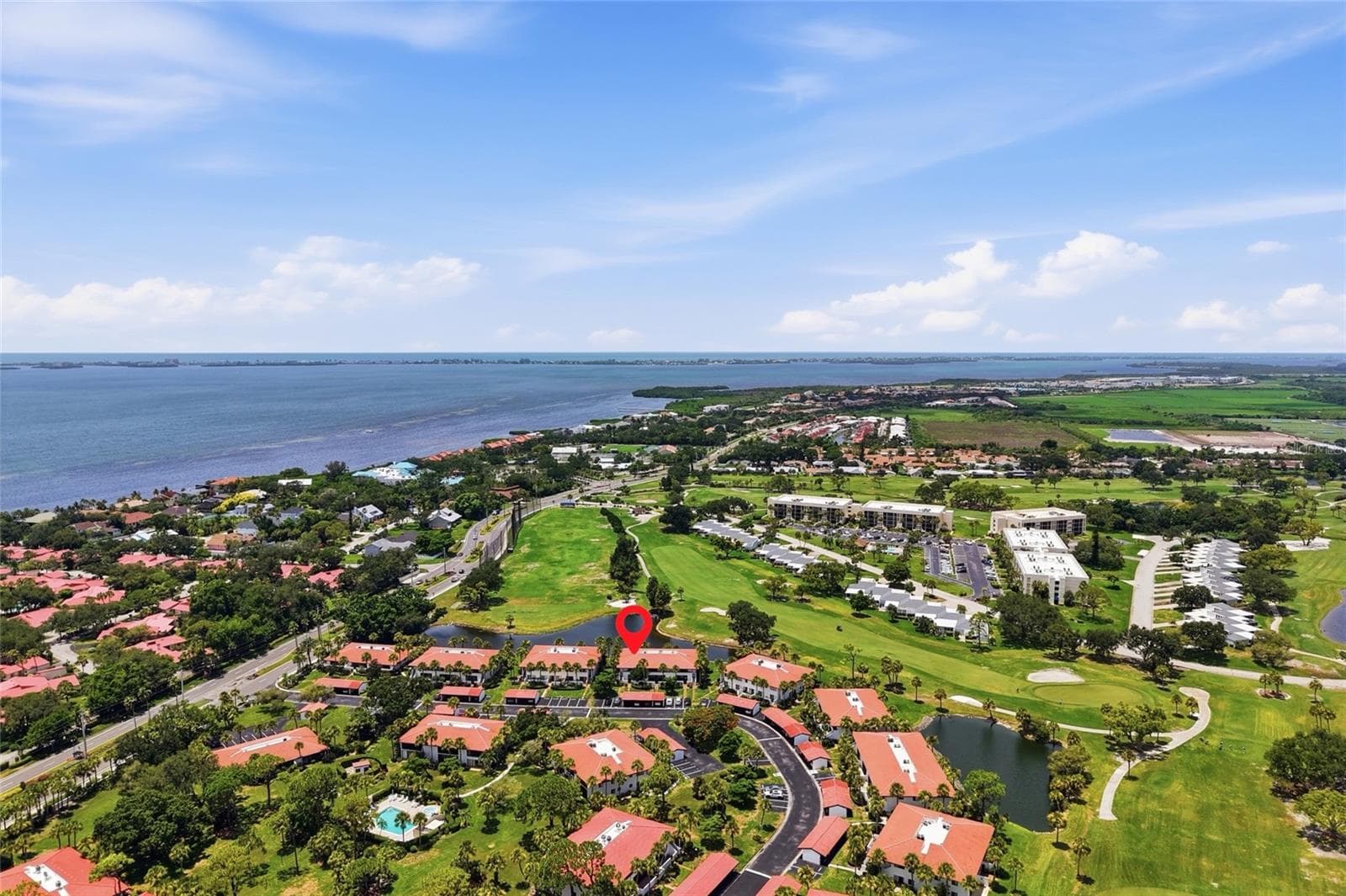 Aerial View - 3500 EL CONQUISTADOR PKWY #332, BRADENTON