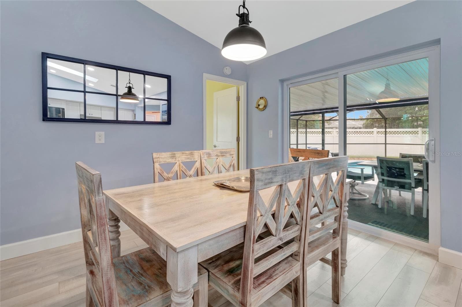 Dining Area with Sliding Glass Doors to Lanai - 5325 ABAGAIL DR, SPRING HILL