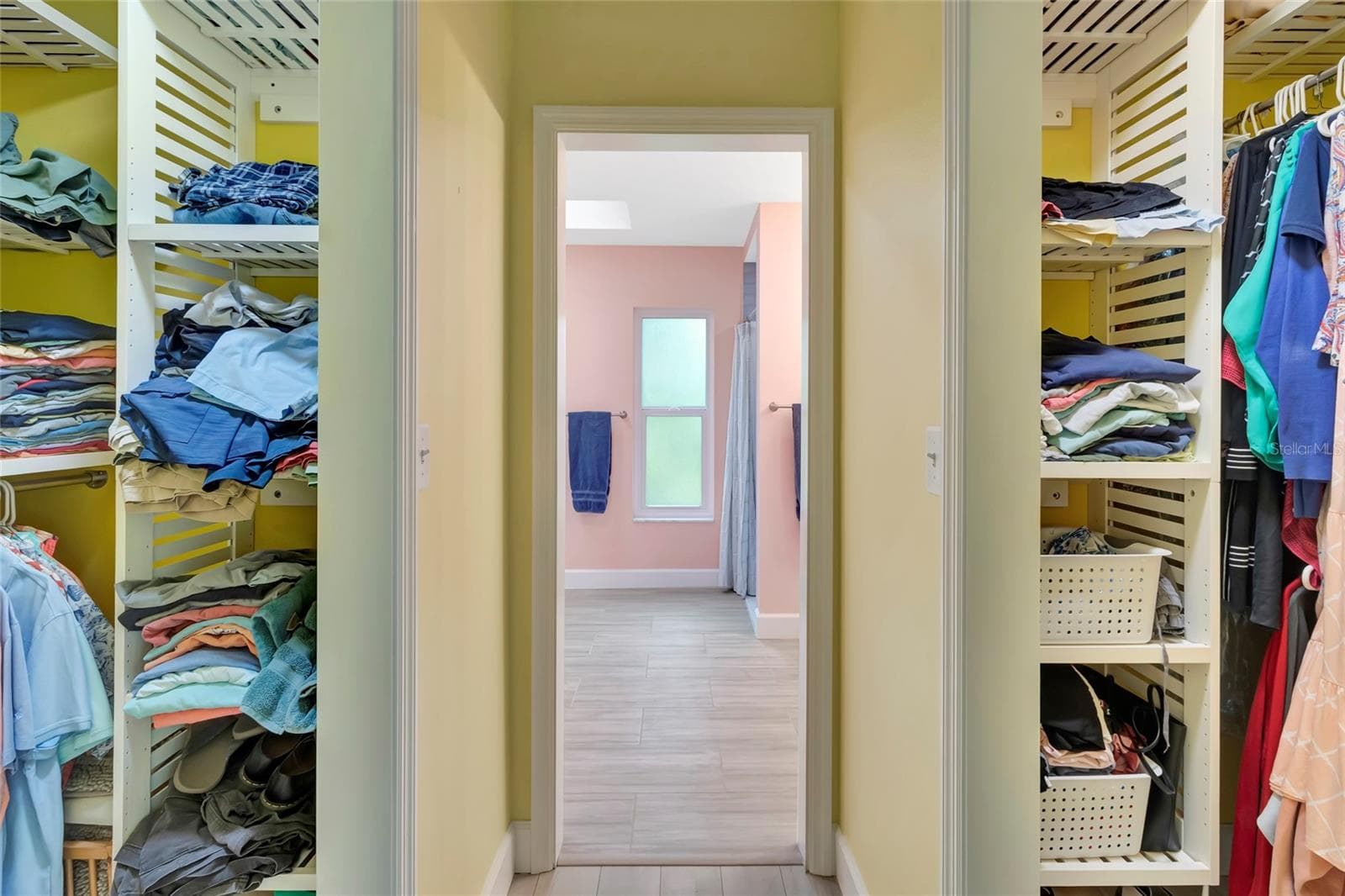 Primary His and Her Closets - 5325 ABAGAIL DR, SPRING HILL