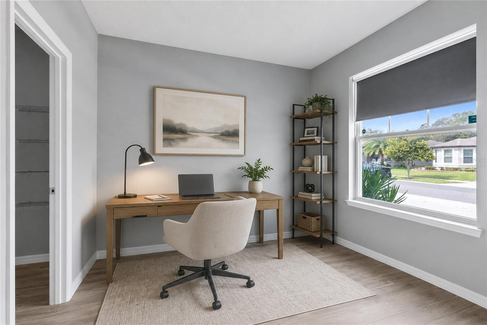 Virtually Staged Image. Bedroom 2/Home Office. - 2754 MATERA DR, ST CLOUD