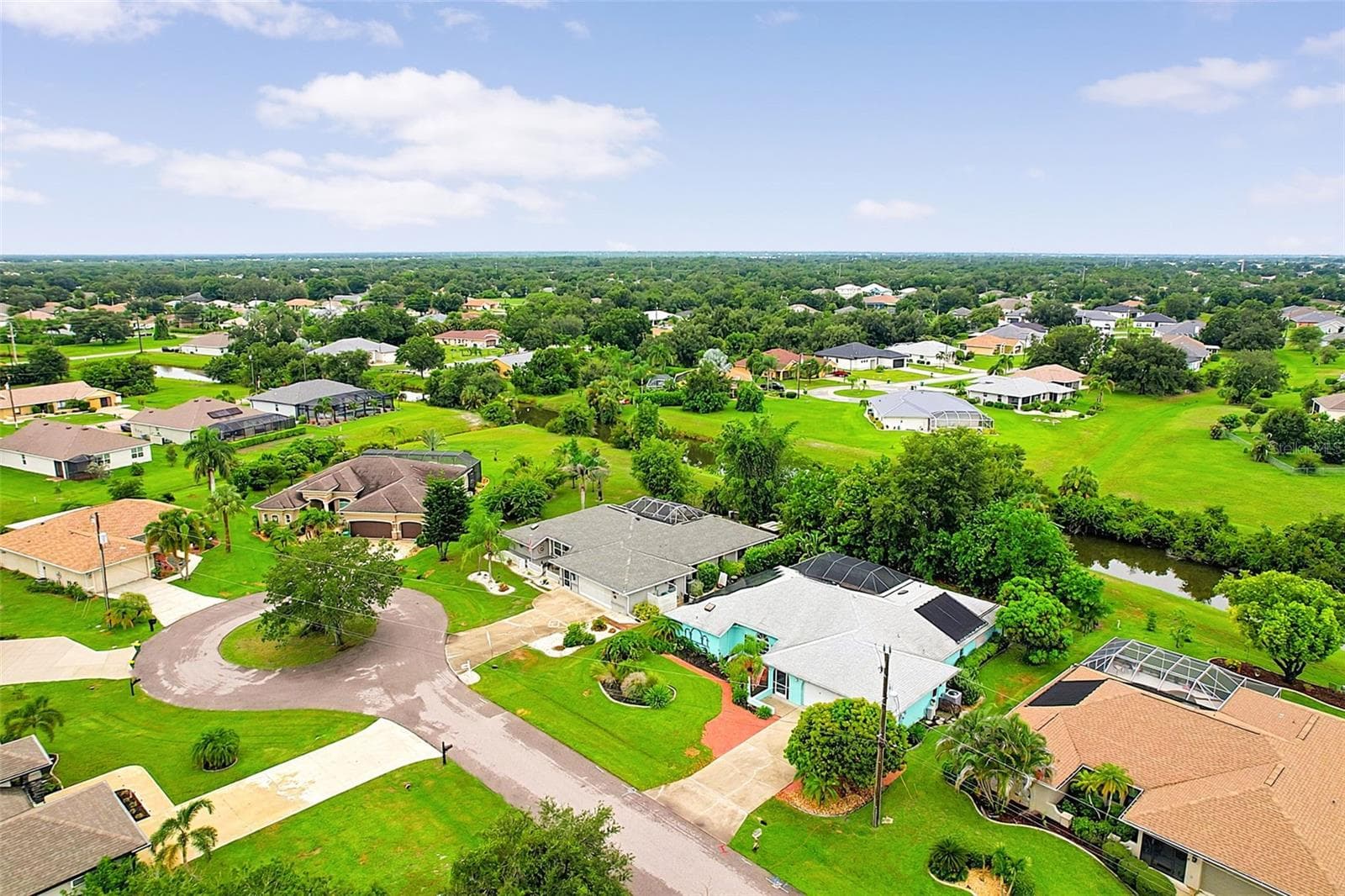 Raised view towards the front of the home - 339 BARCELONA ST, PUNTA GORDA