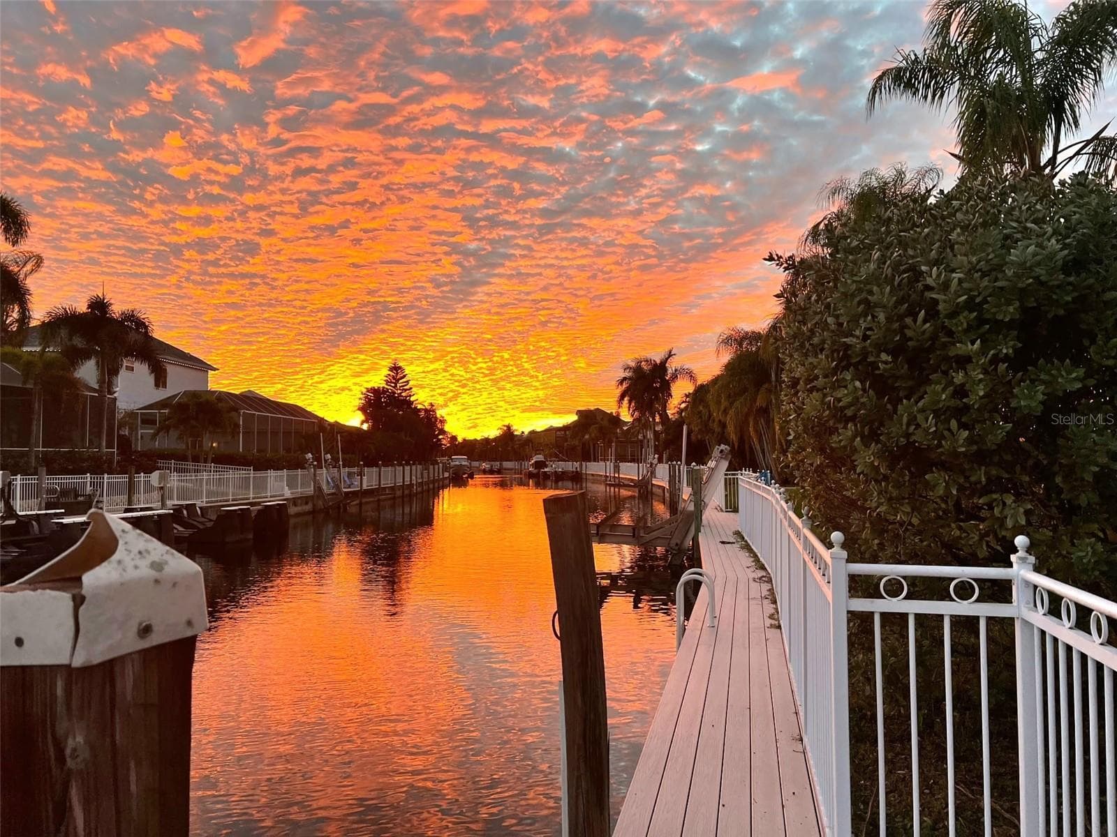 4770 Mainsail Drive Picturesque Florida sunset backyard off the boat dock - 4770 MAINSAIL DR, BRADENTON