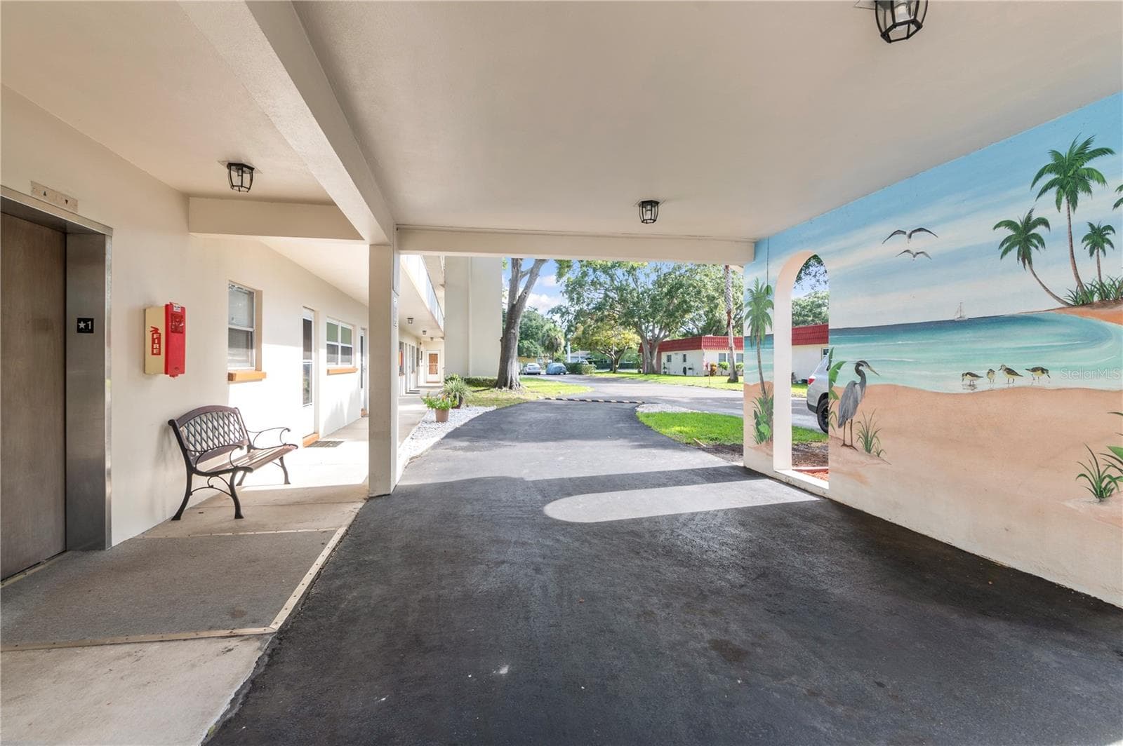 Covered entry - 5880 38TH AVE N #109, ST PETERSBURG