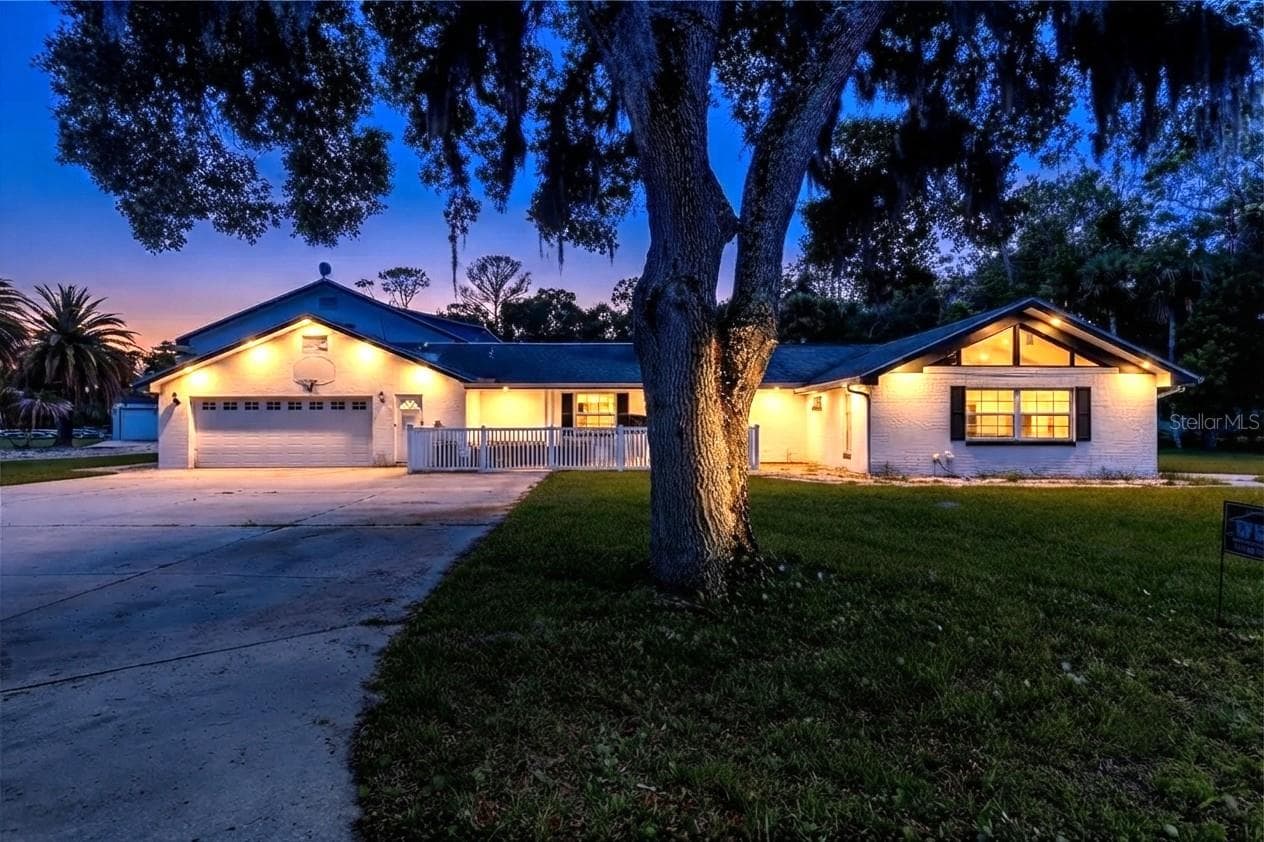 Side View at Night - 2015 HALIFAX DR, PORT ORANGE
