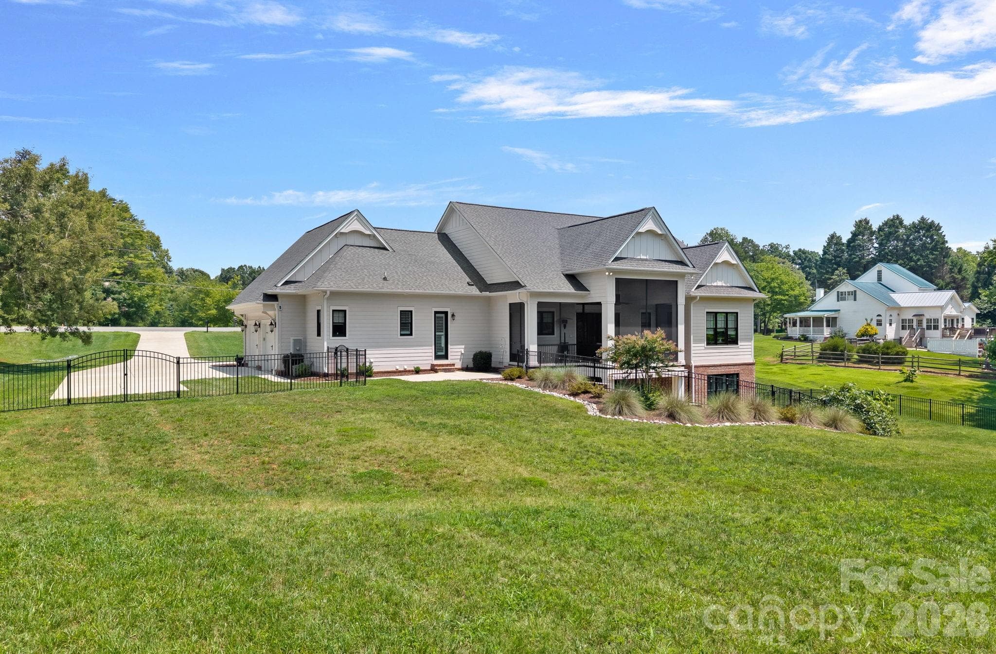 Rear view of home - perfect spot for the pool!!! - 2889 Mount Pleasant Road, Sherrills Ford