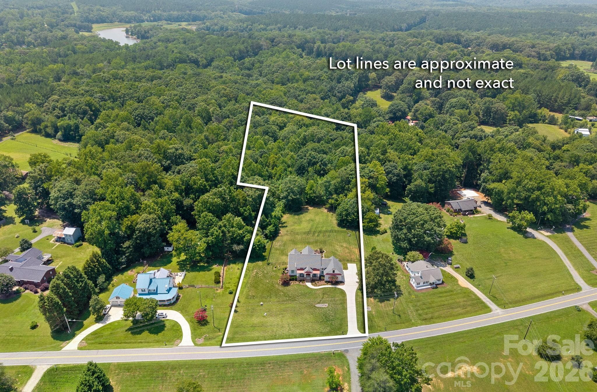 aerial view of plot of land - 2889 Mount Pleasant Road, Sherrills Ford