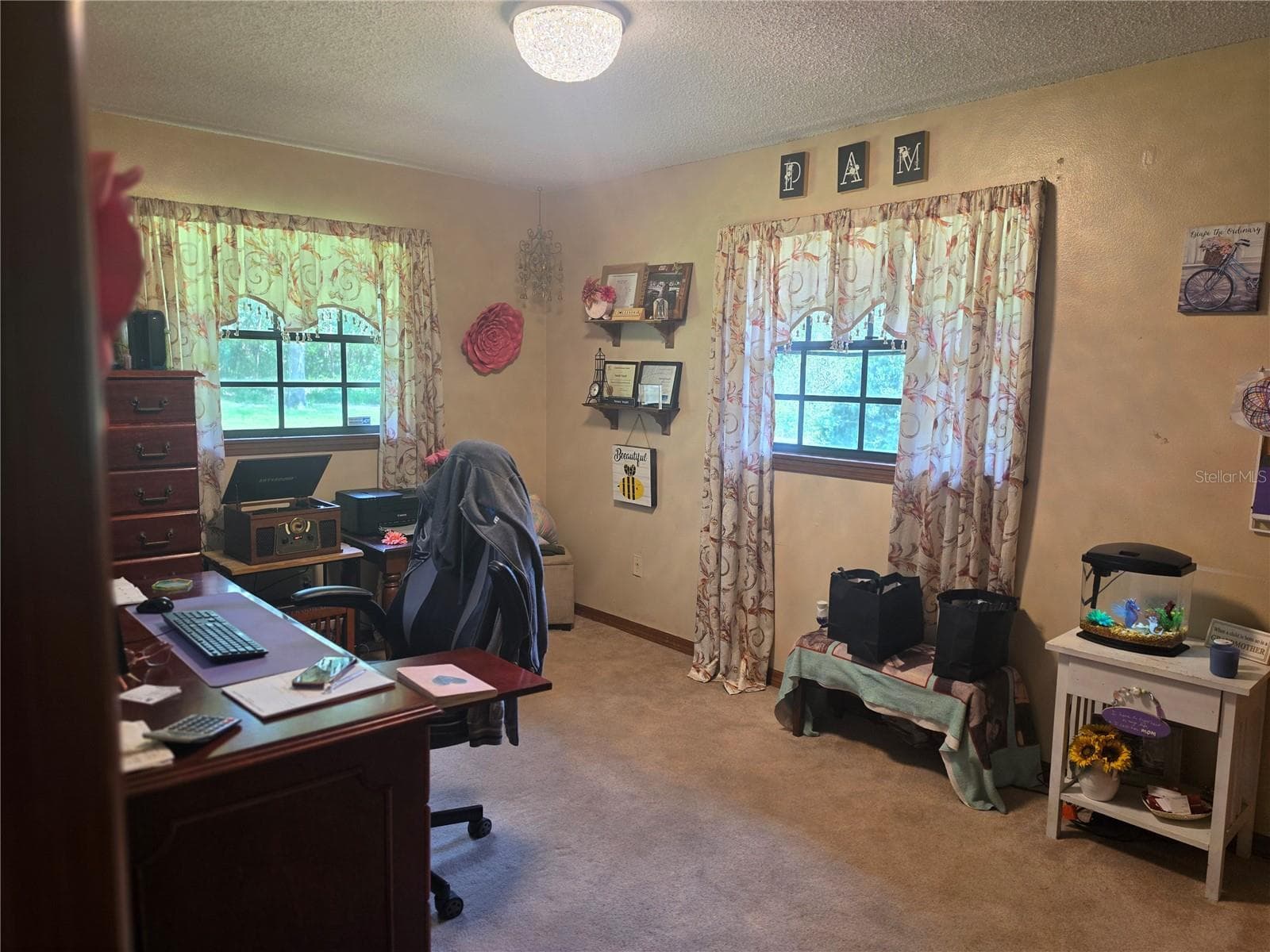 3rd bedroom used as the office - 2417 S OAK PARK DR, DELAND