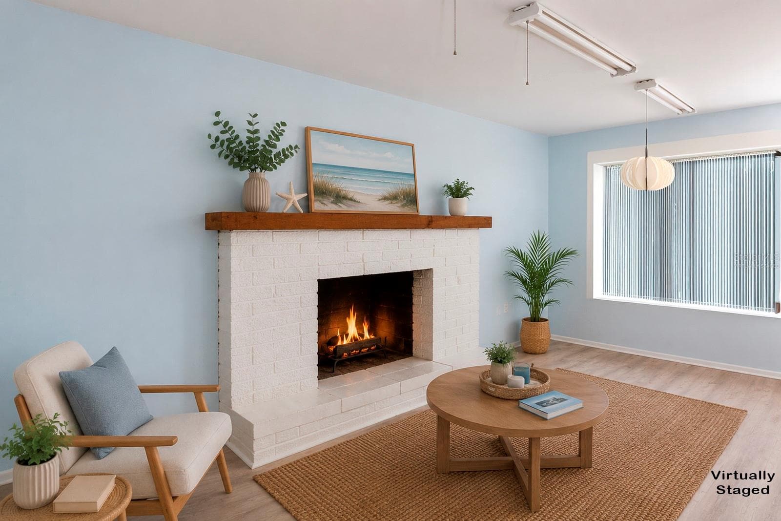 Family Room, Virtually Staged - 3128 KILBURN RD, HOLIDAY