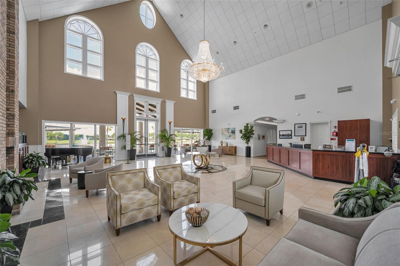 ISIDE THE COMMUNITY CLUBHOUSE FOYER - 12021 FERN TERRACE CT, TRINITY