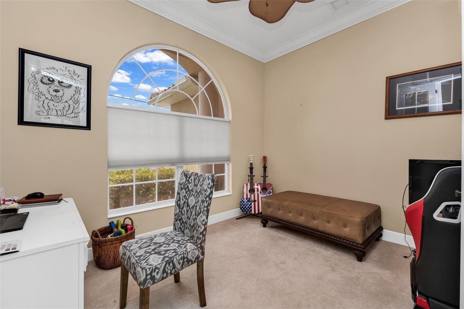 Den/Media/Office/Flex space or 4th bedroom for guests. (no closet) - 24228 PEPPERCORN RD, PUNTA GORDA