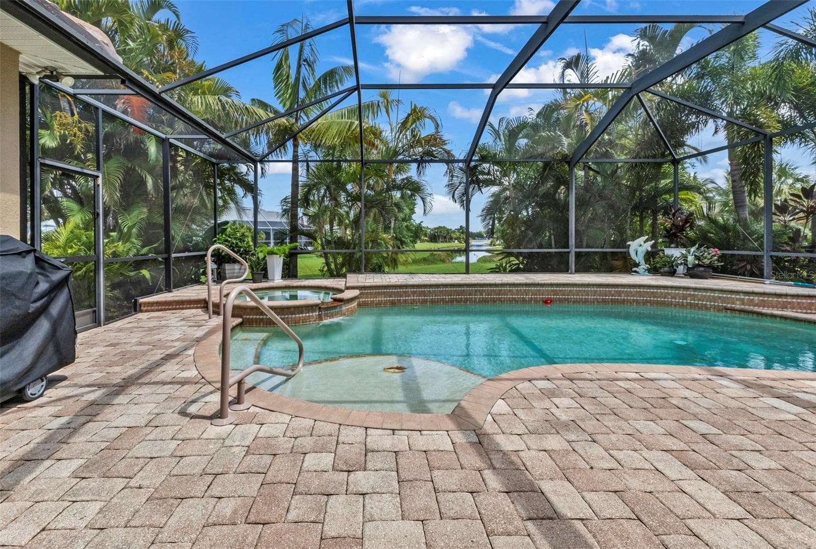 Heated Salt-water pool and spa - 24228 PEPPERCORN RD, PUNTA GORDA