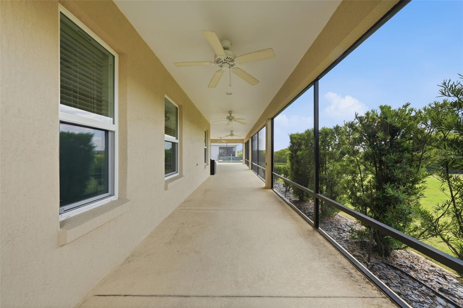 virtually staged patio - 1166 BLOUNT AVE, THE VILLAGES